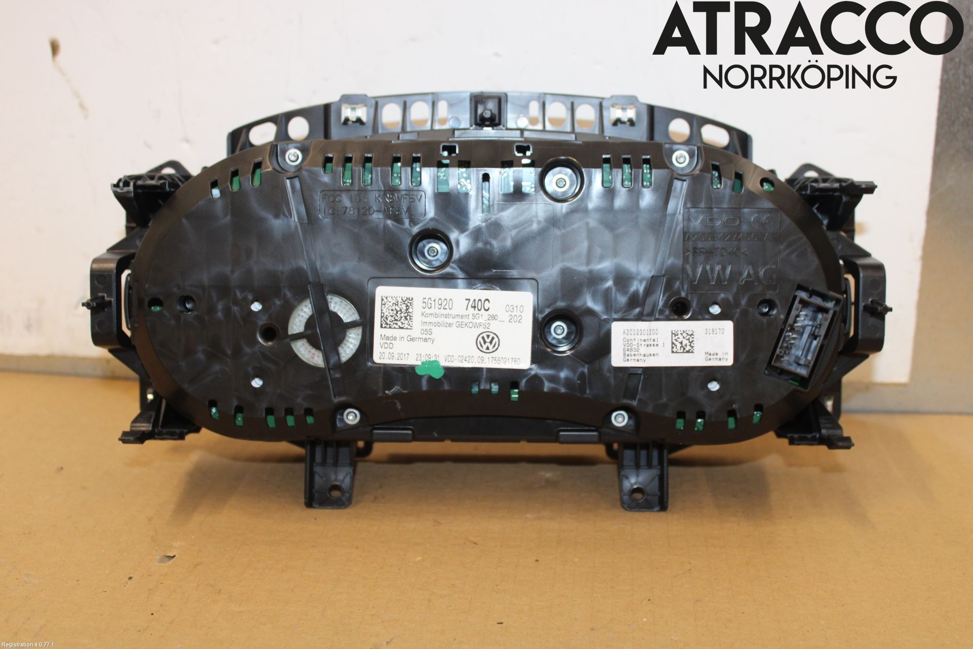 Volkswagen VW GOLF / E-GOLF VII 13-20 Instrument Komb