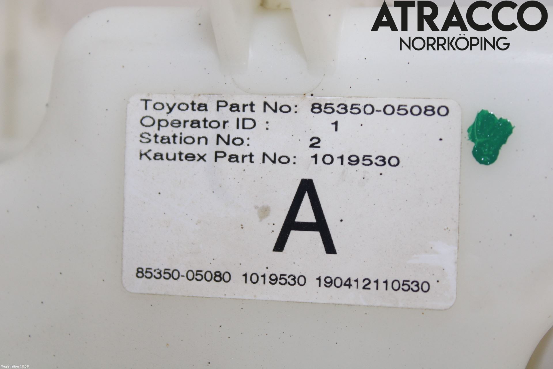 Toyota AVENSIS 09-15 Spolartank Vindruta