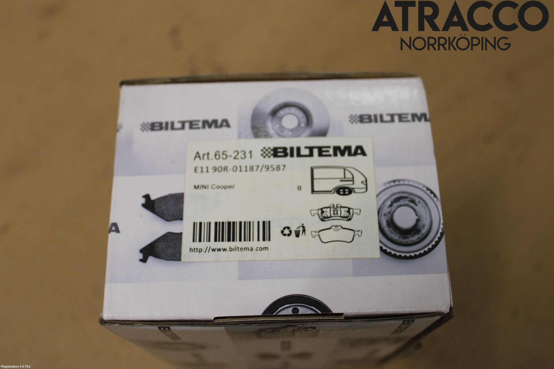 Mini COUPE R50/53 01-06 Bromsbelägg Bak