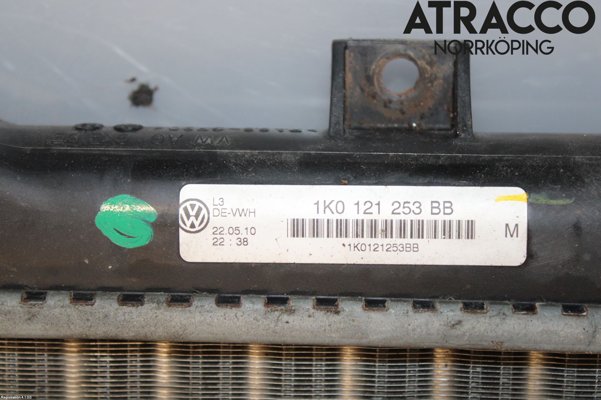 Volkswagen VW GOLF VI 09-13 Kylare Man