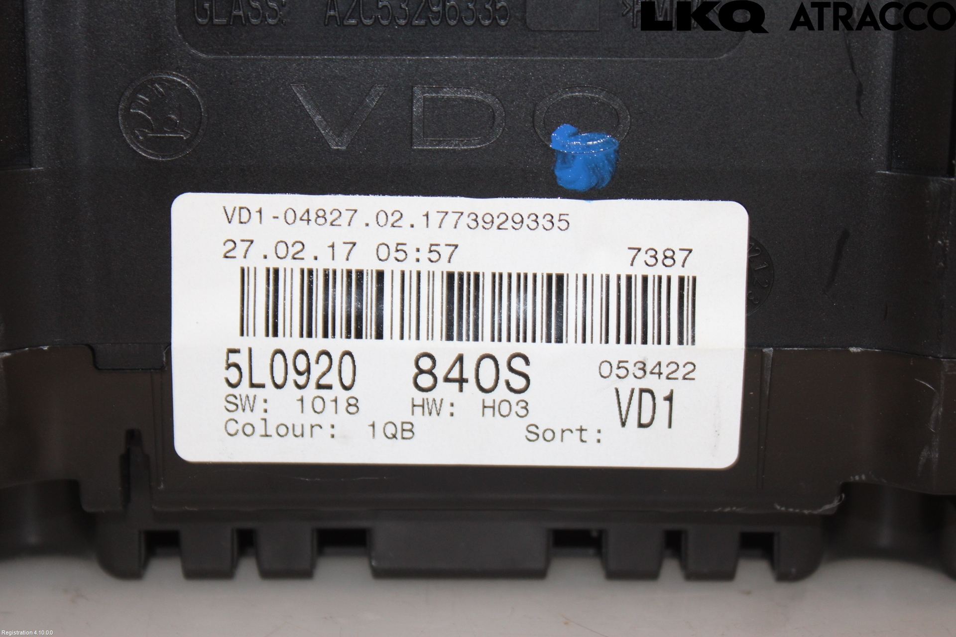 Skoda YETI Instrument Komb