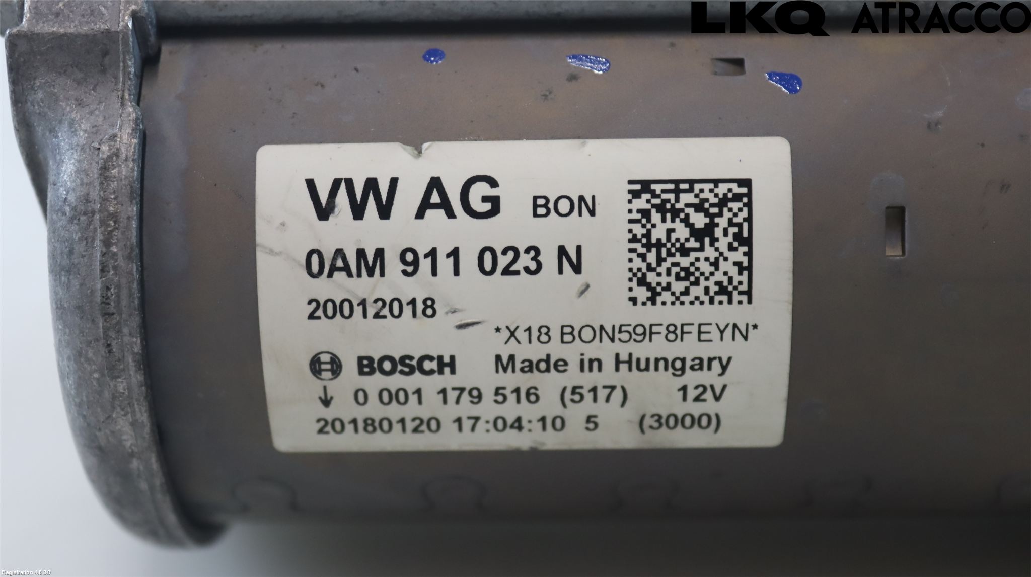 Volkswagen VW PASSAT 15-19 Startmotor