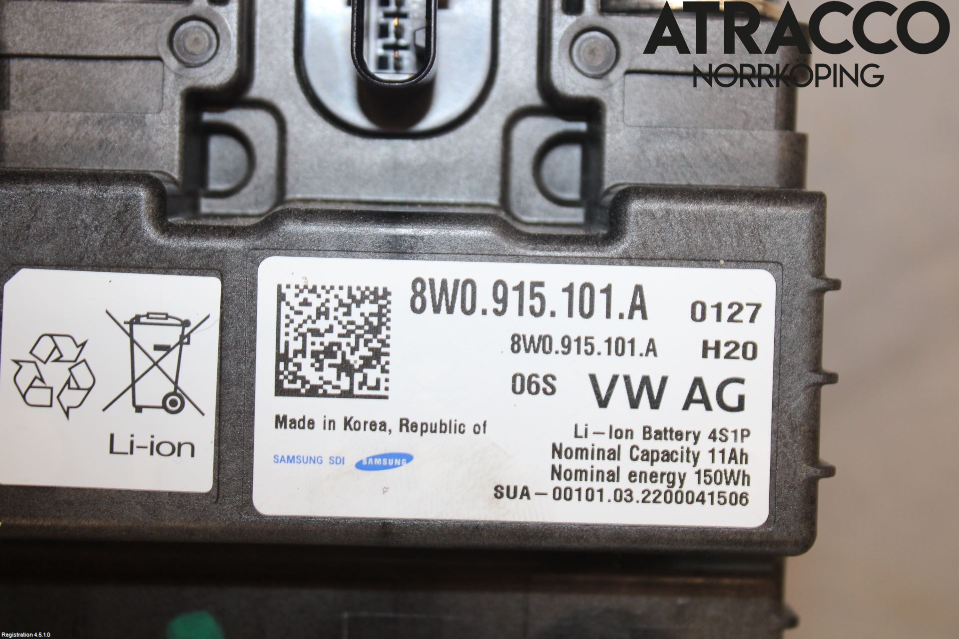 Audi A4/S4 B9 20- Batteri Högspänning