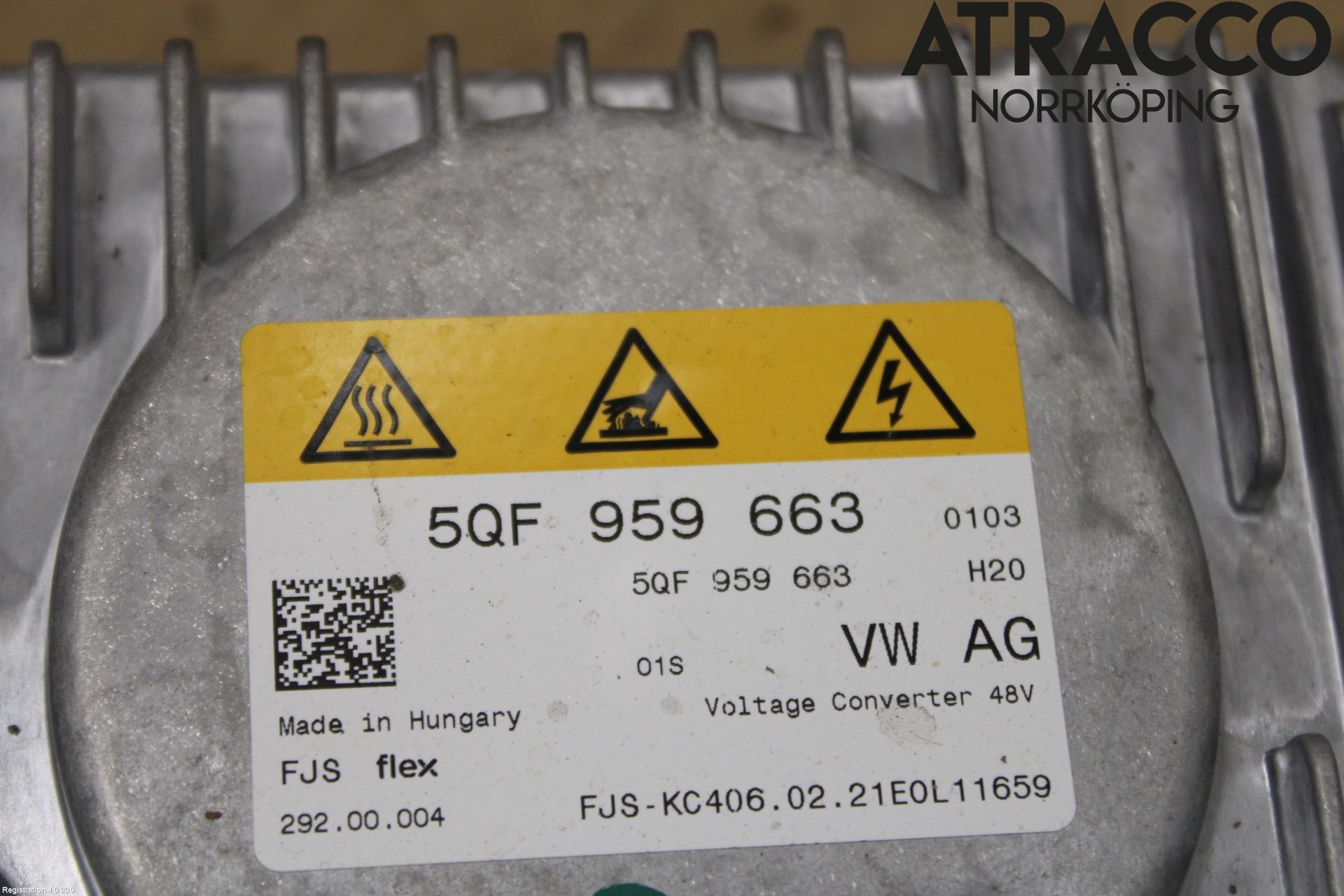 Audi Q3 F3 19- Dc-Cd Omvandlare Hybrid