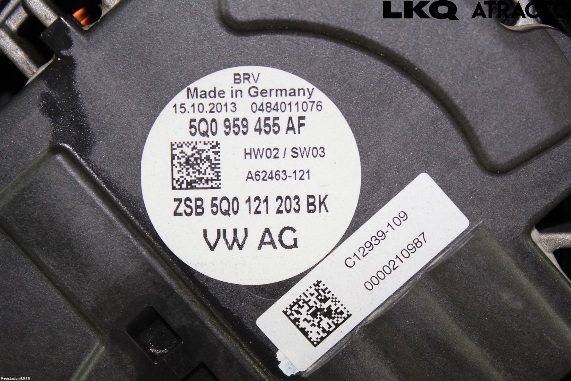 Volkswagen VW GOLF / E-GOLF VII 13-20 Kylfläkt El