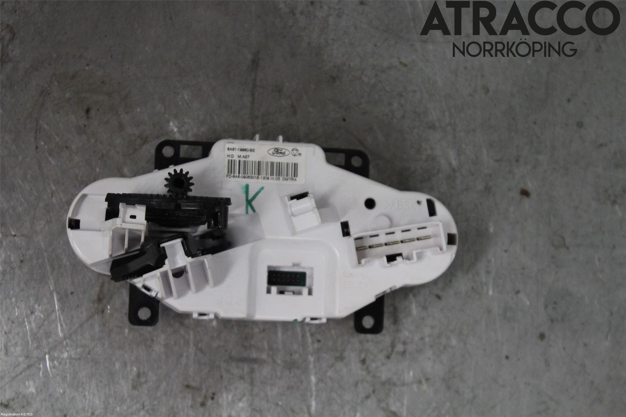 Ford FIESTA 09-12 Värmereglage