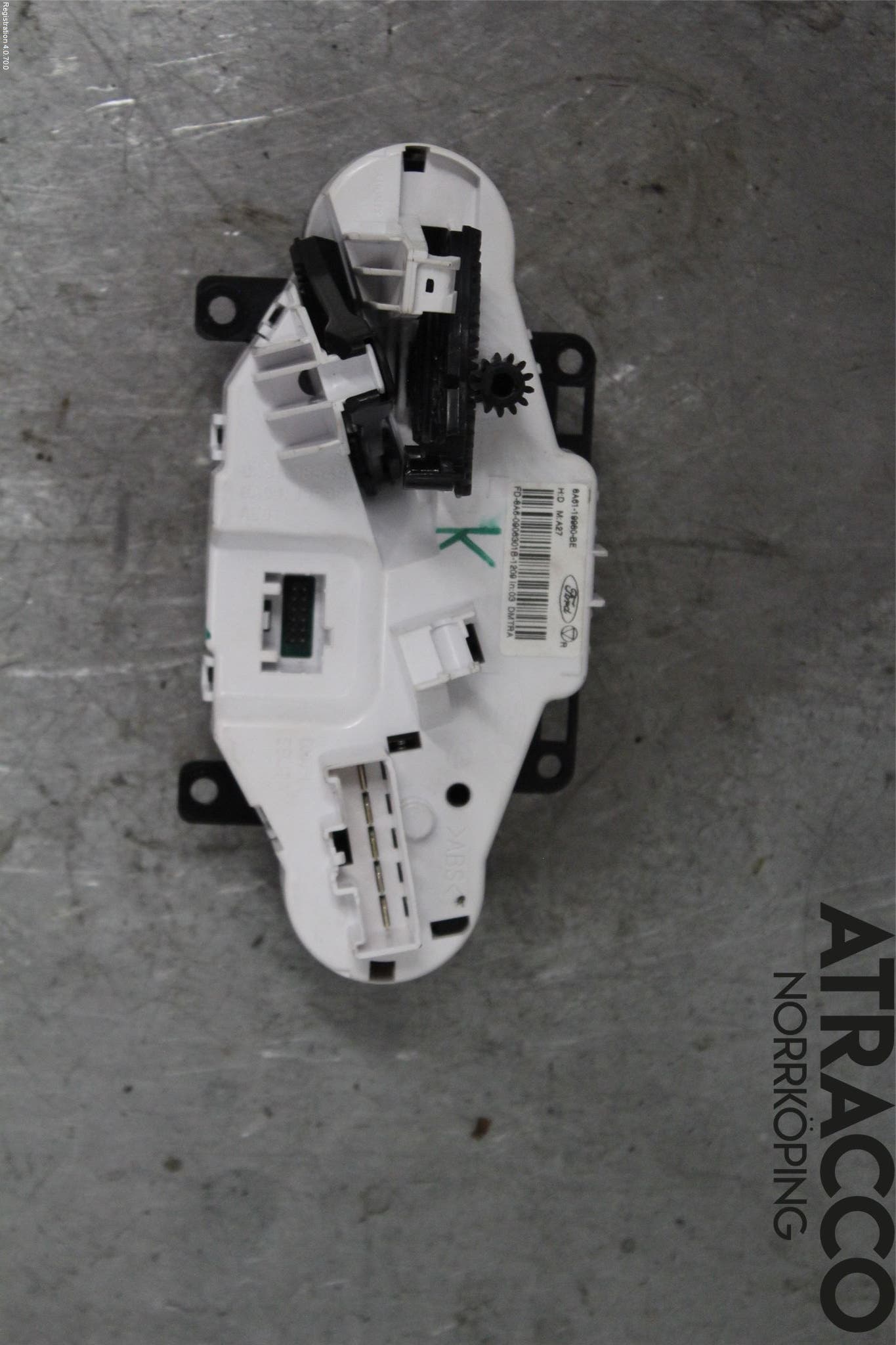 Ford FIESTA 09-12 Värmereglage