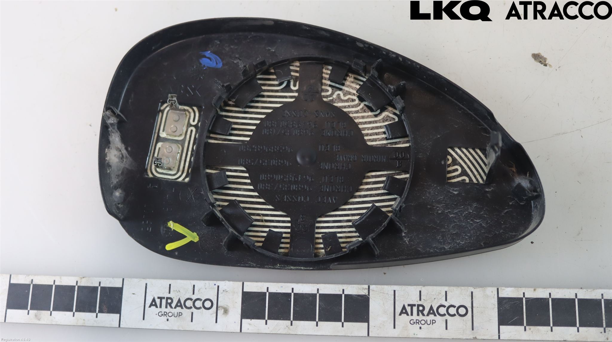Citroen C4 I   05-10 Spegelglas Vä