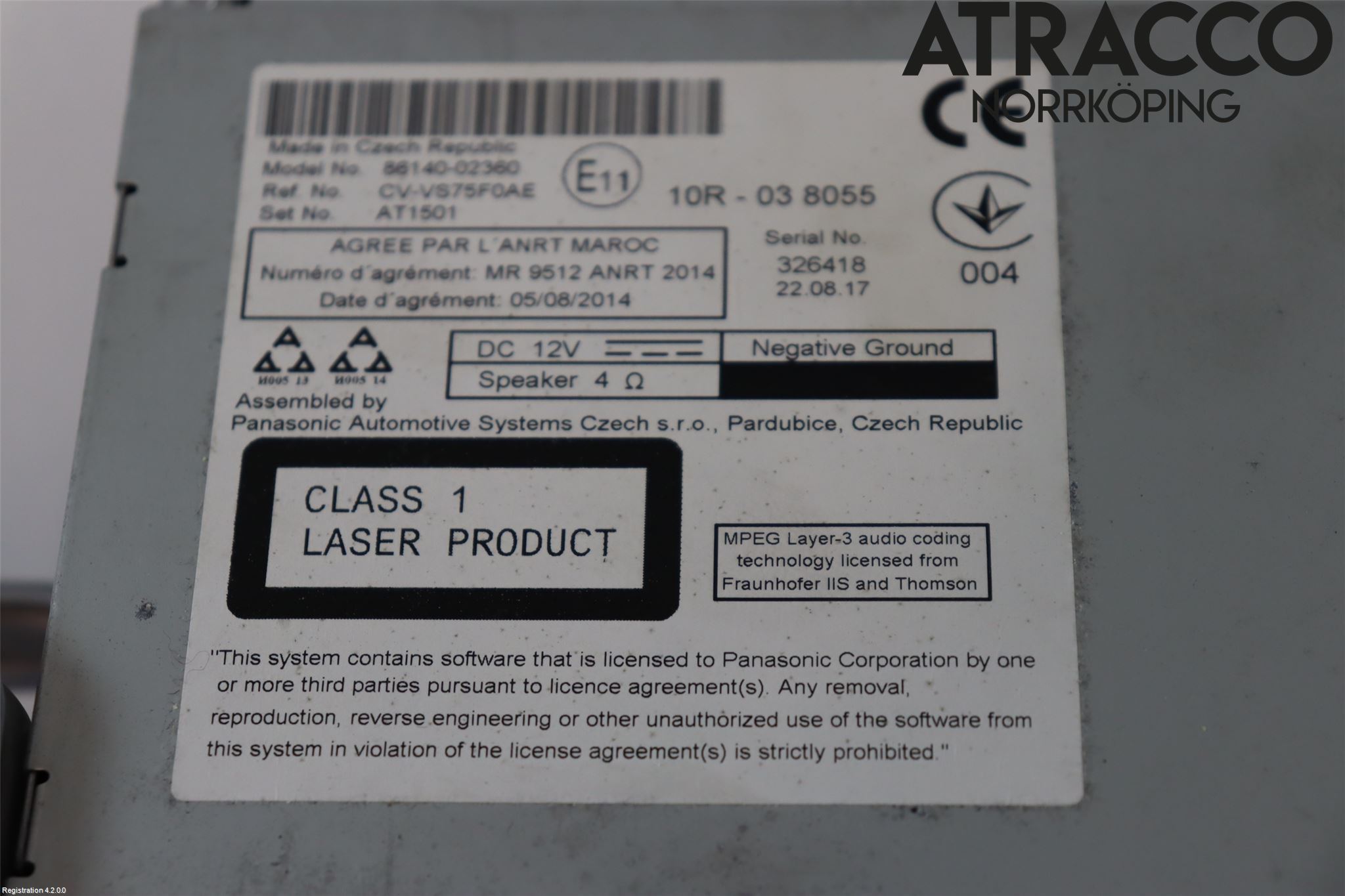 Toyota AURIS 13-19 Cd Radio - Multimediapanel