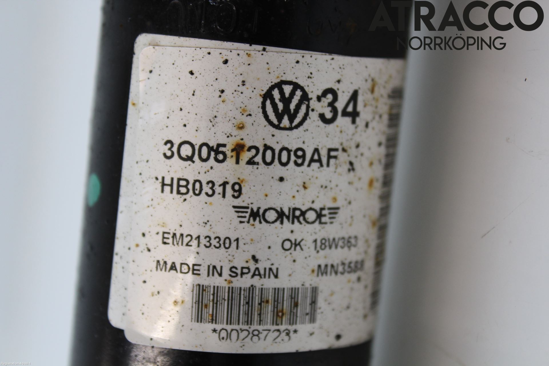 Skoda SUPERB 16-24 Stötdämpare Bak