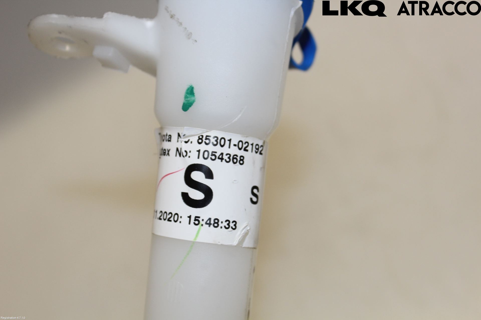 Toyota COROLLA 19- Spolartank Påfyllningsrör