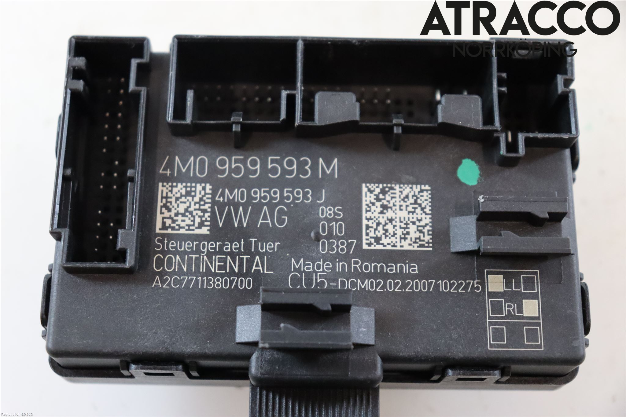 Audi E-TRON, S GE 19- Styrenhet Dörr