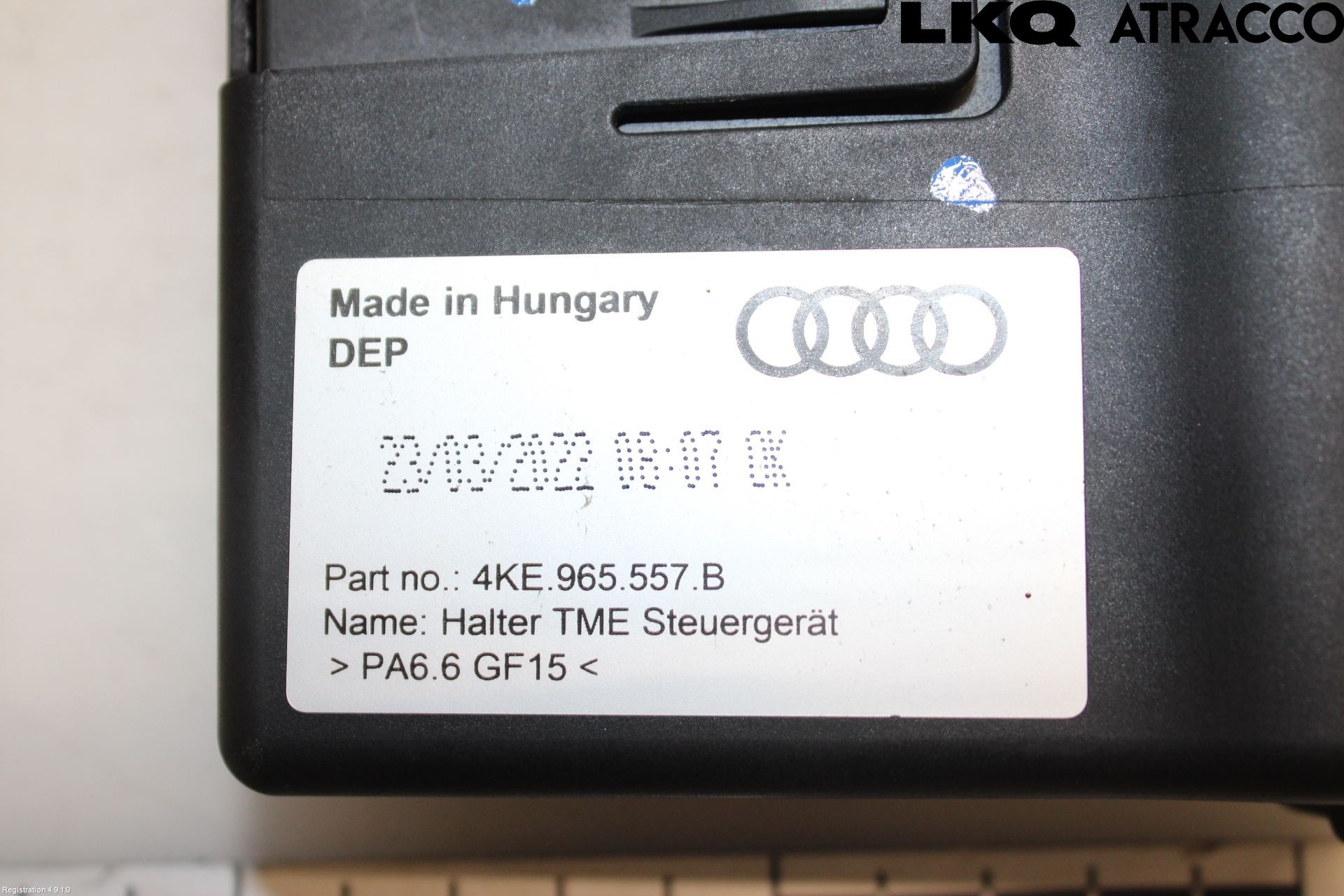 Audi E-TRON, S GE 19- Komfort Styrdon