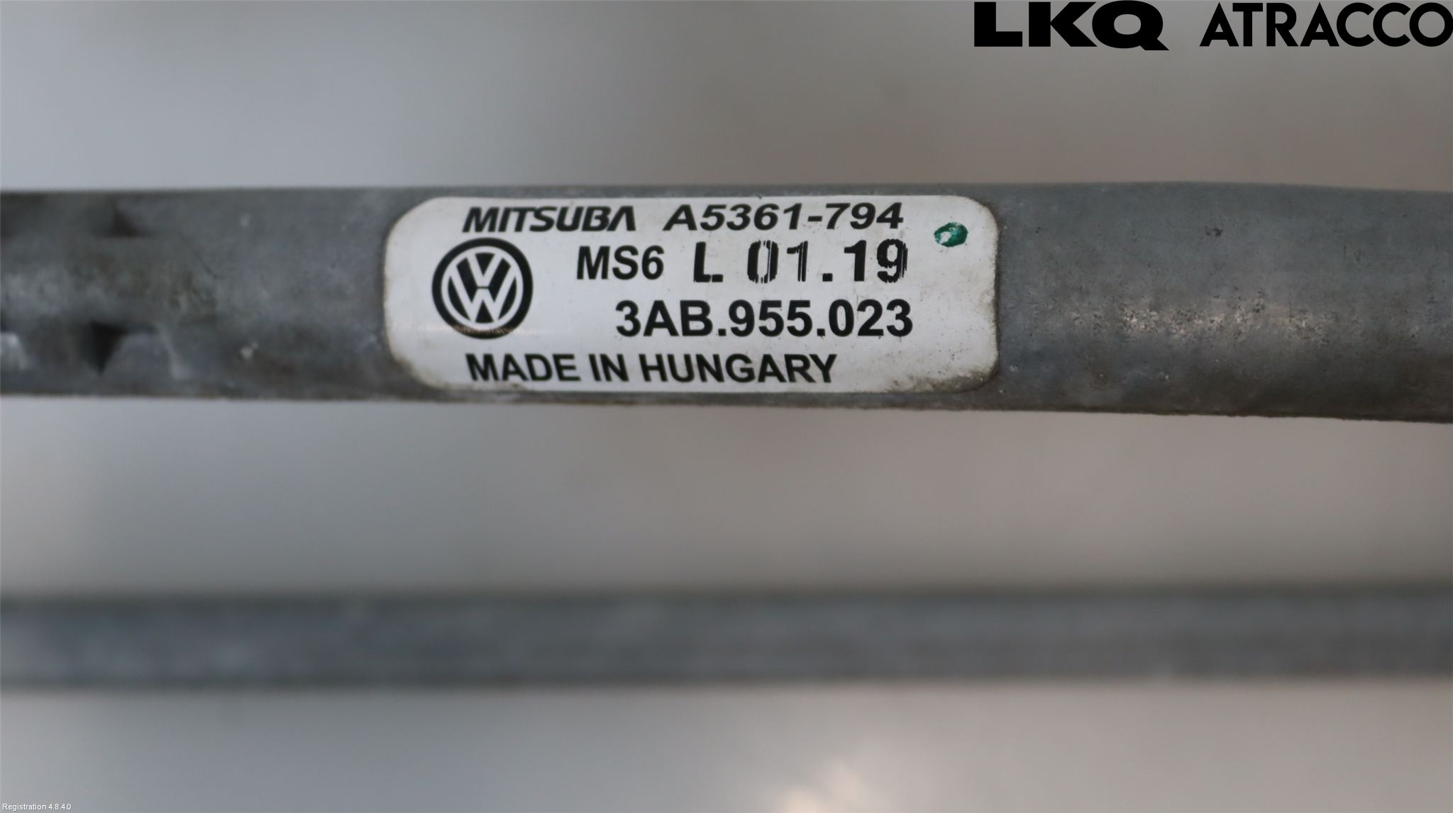 Volkswagen VW PASSAT 11-14 Torkarmekanism Vindruta