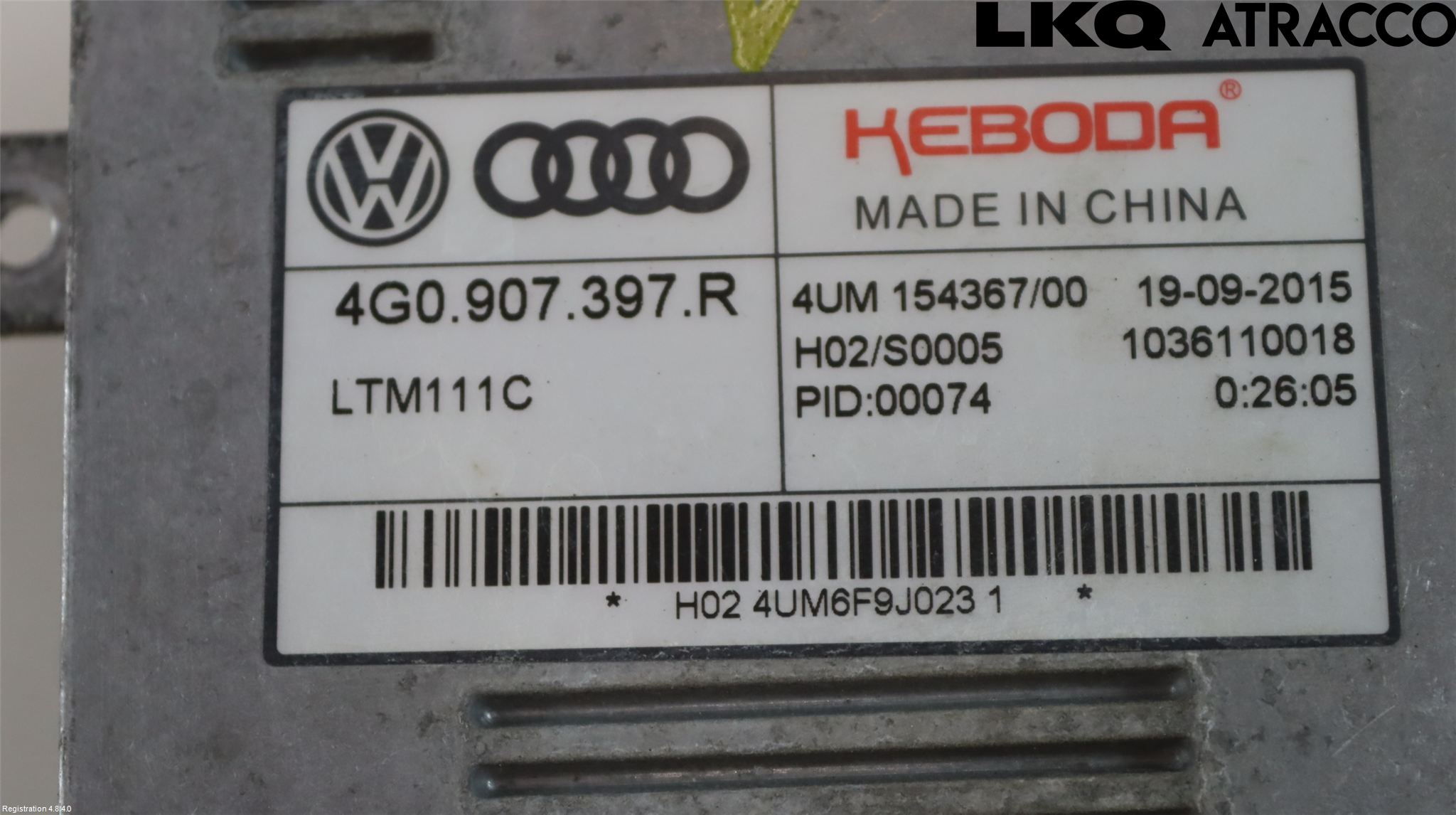 Audi A6 ALLROAD 12-18 Styrenhet Strålkastare