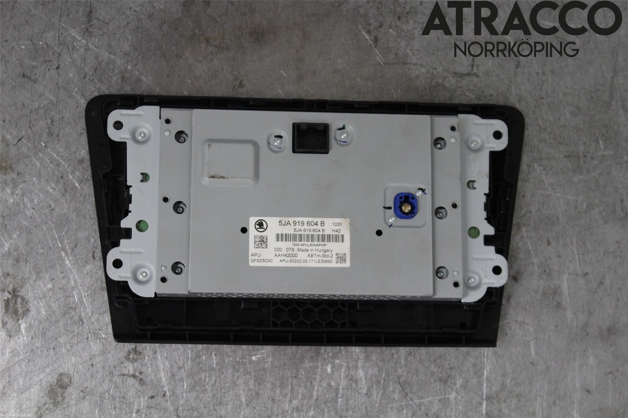 Skoda RAPID Multifunktionsdisplay