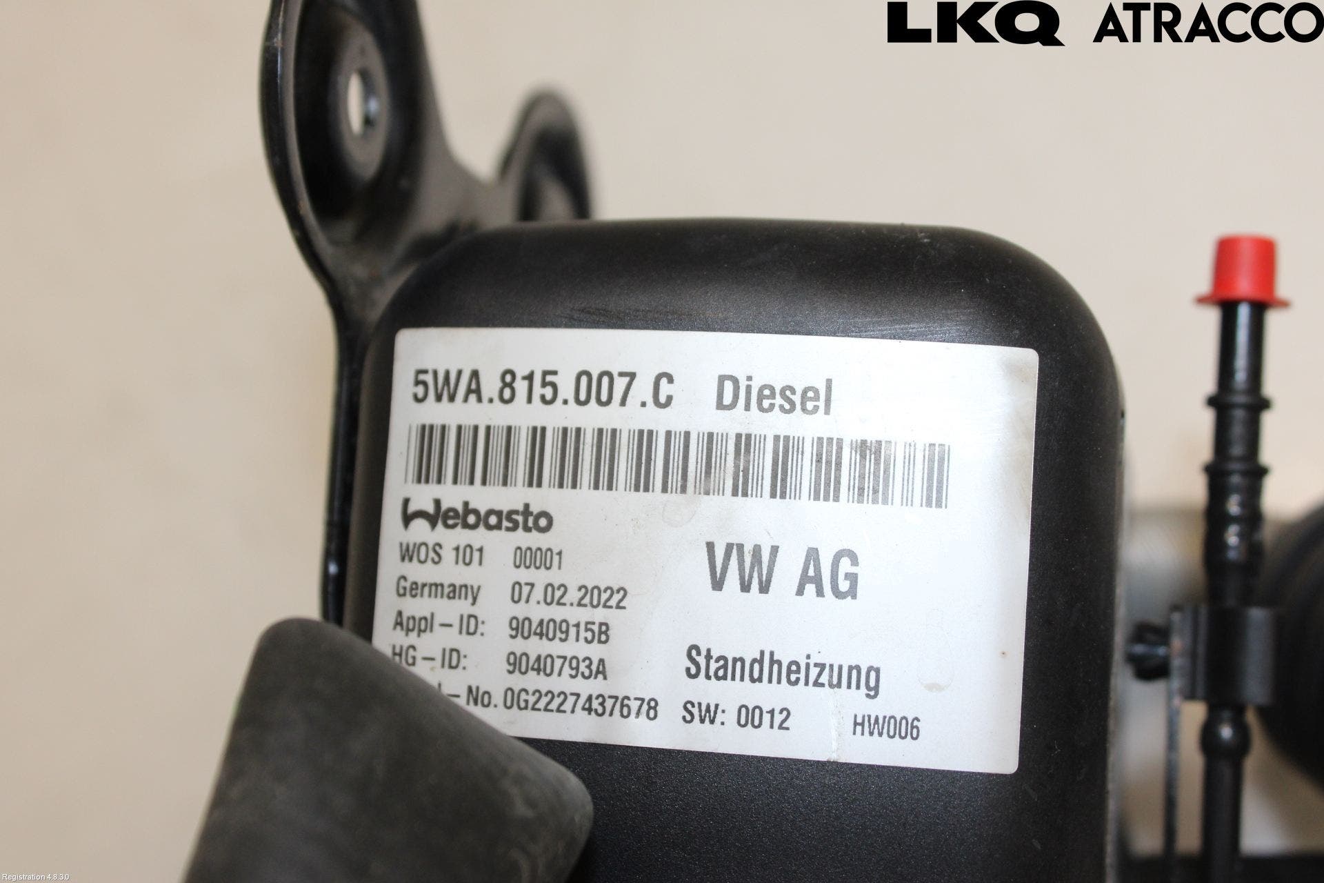 Skoda OCTAVIA (5E) 13-20 Dieselvärmare