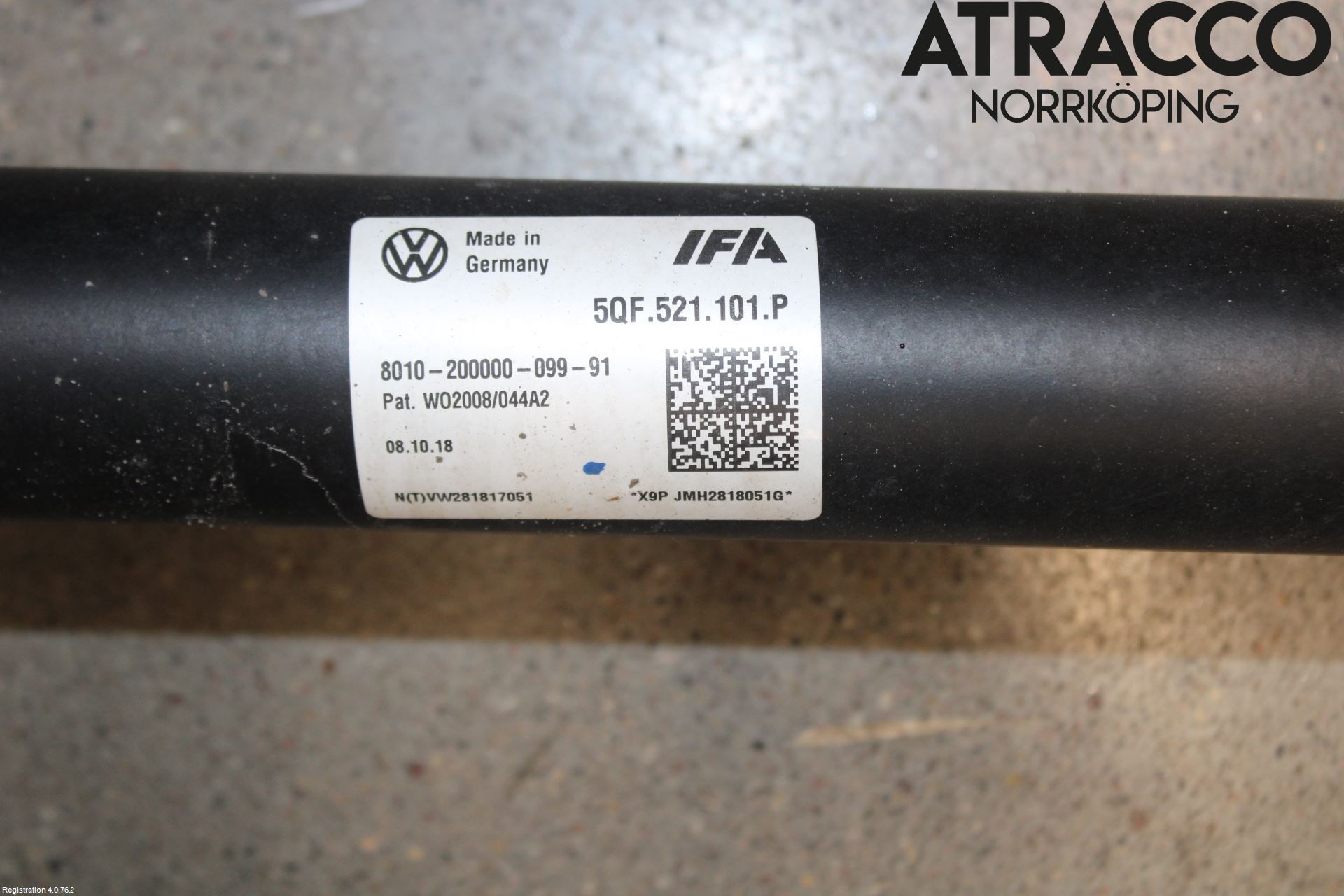 Volkswagen VW TIGUAN 16-24 Mellanaxel Komp