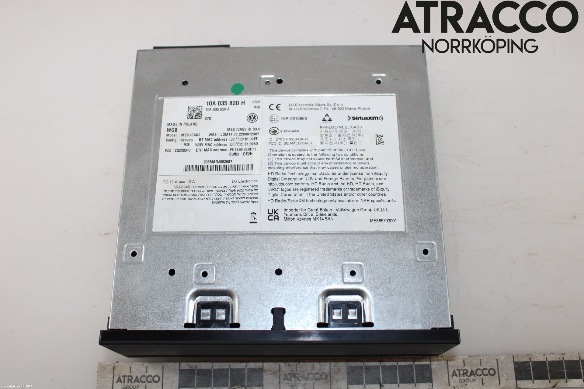 Volkswagen VW ID.3 21- Cd Radio - Multimediapanel