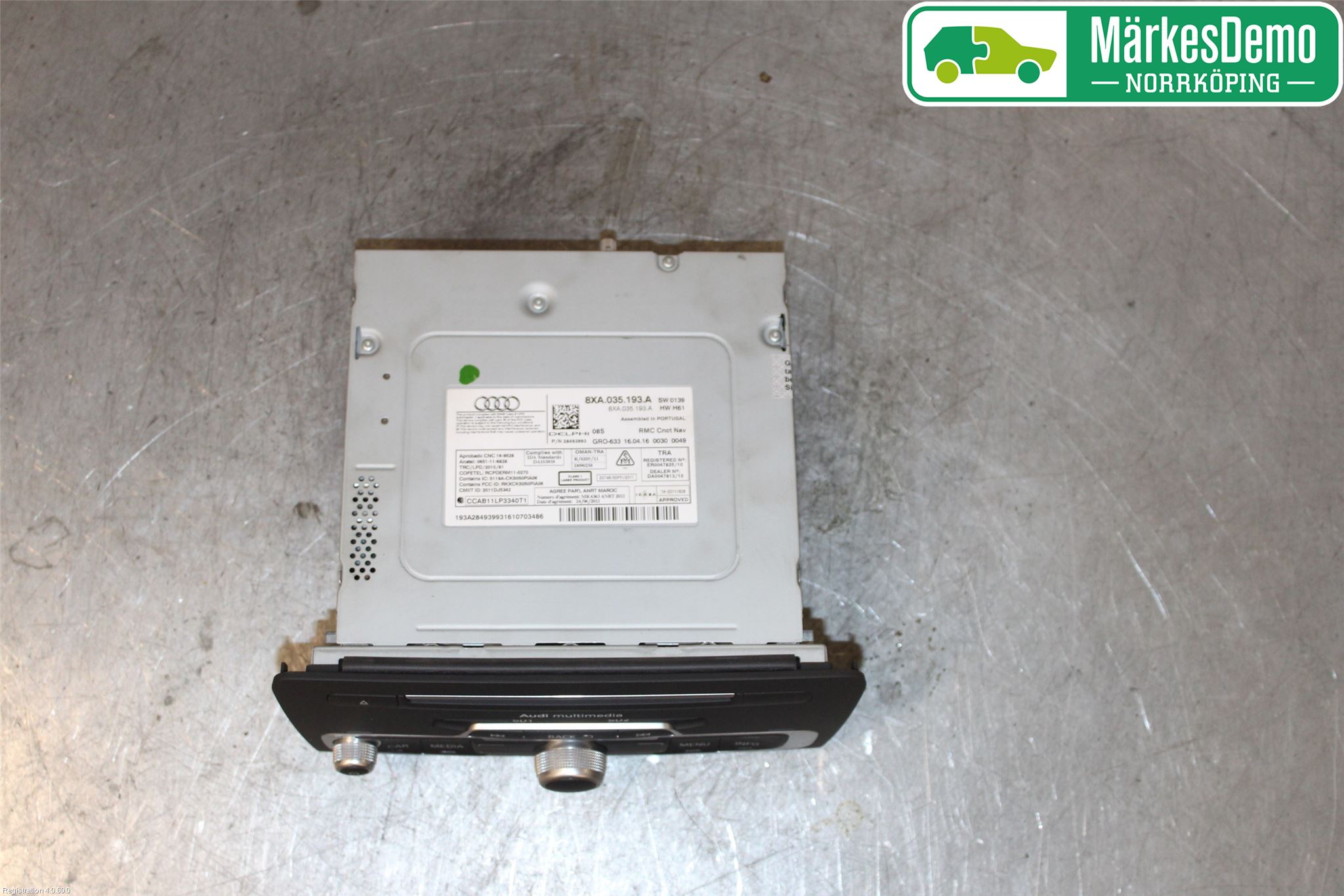 Audi A1/S1 11-18 Cd Radio - Multimediapanel