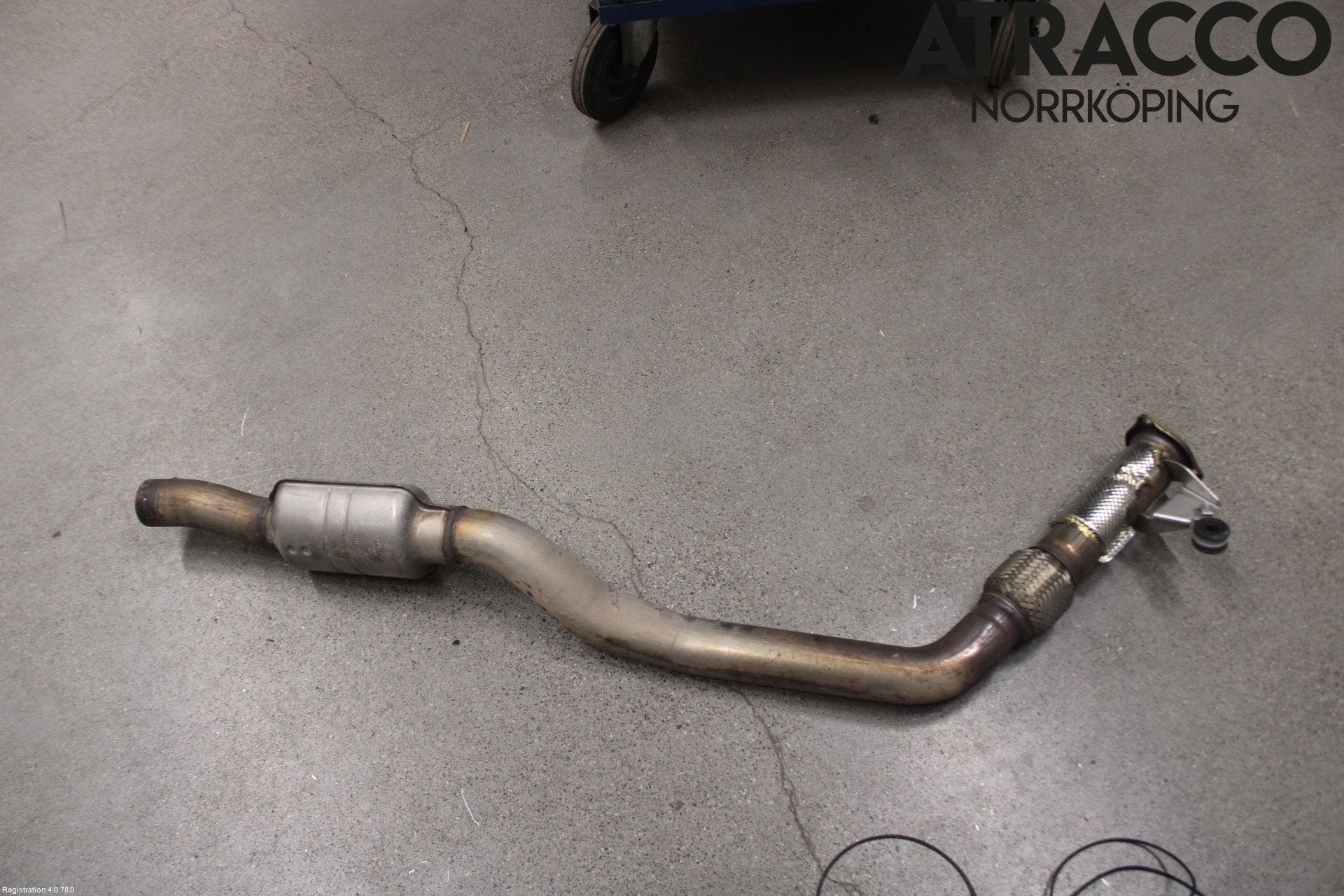 Audi A5 17- Avgas Främre Rör