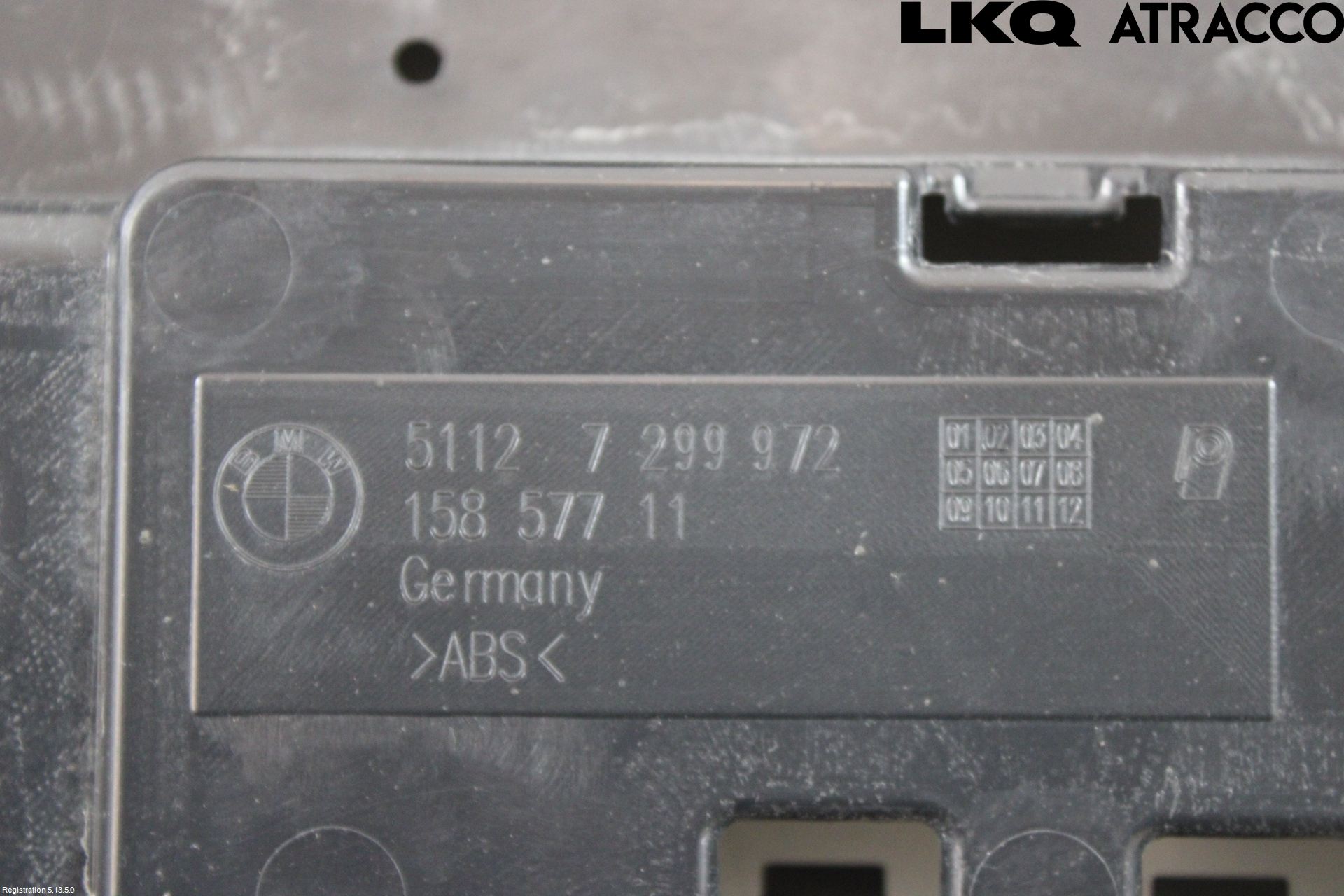 BMW 5 F10/F11/F18 09-17 Stötfångardel Bak Mitt