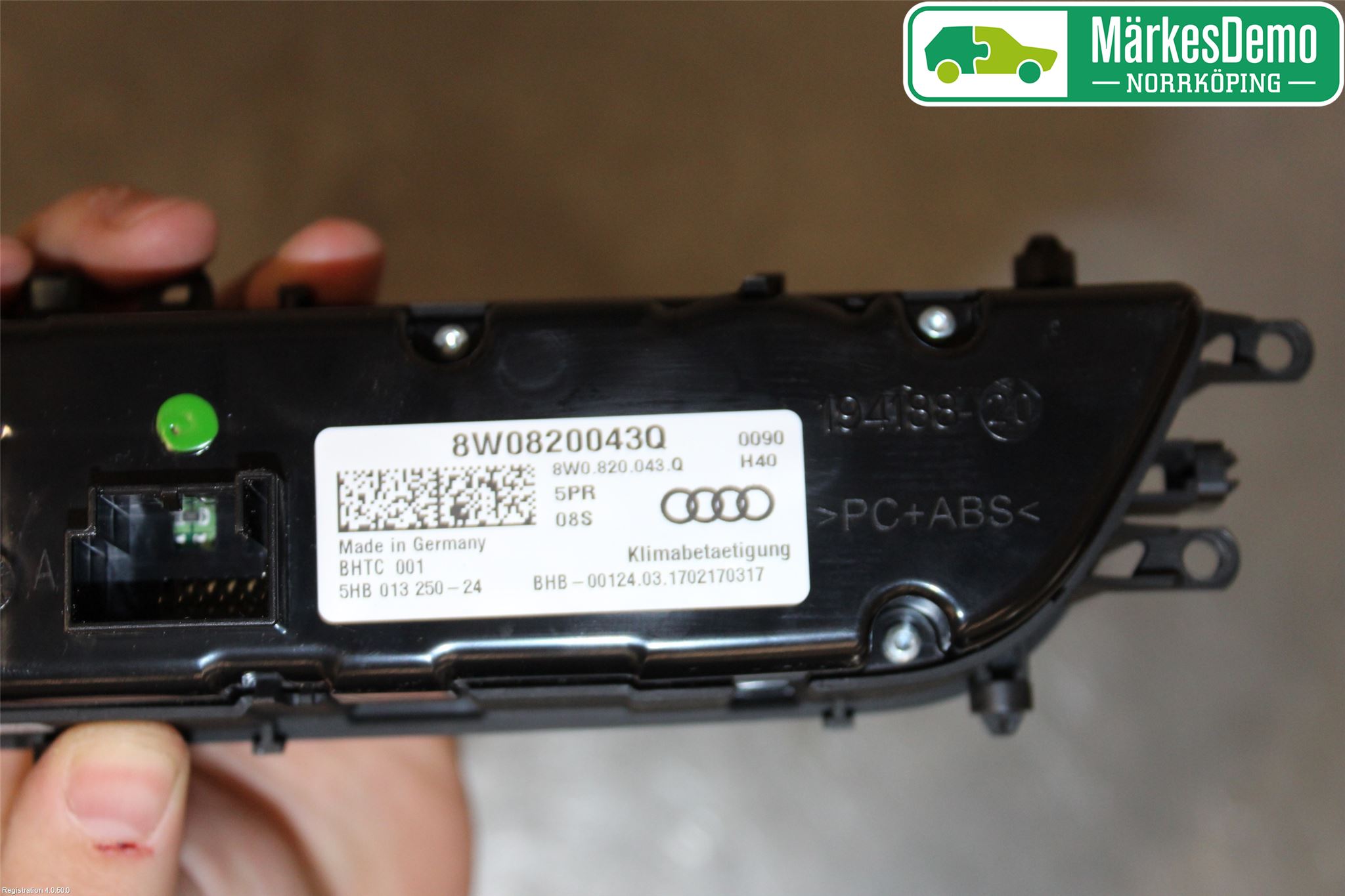 Audi A5 17- Värmereglage