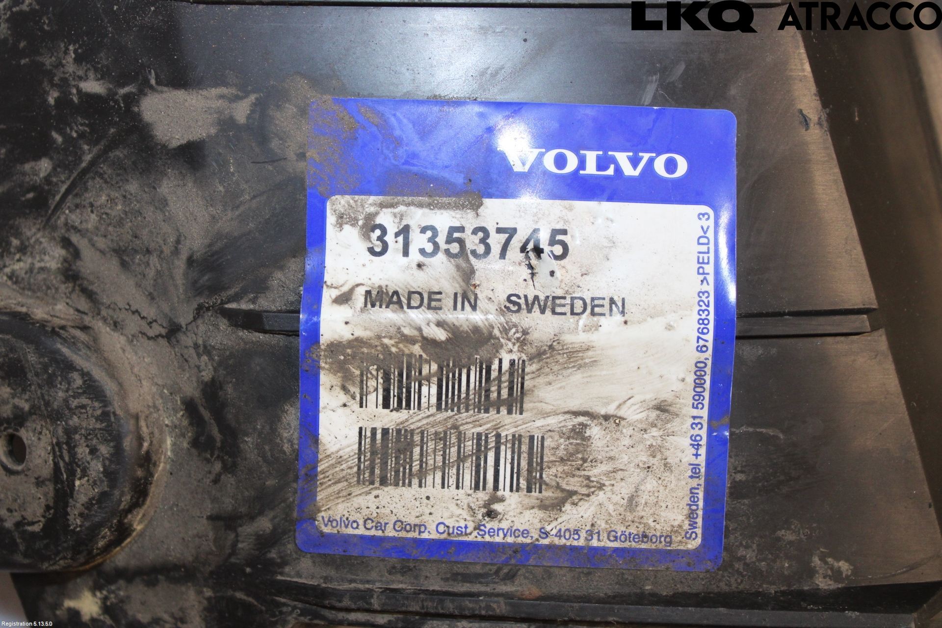 Volvo XC90 07-14 Stötfångarfäste Bak Hö