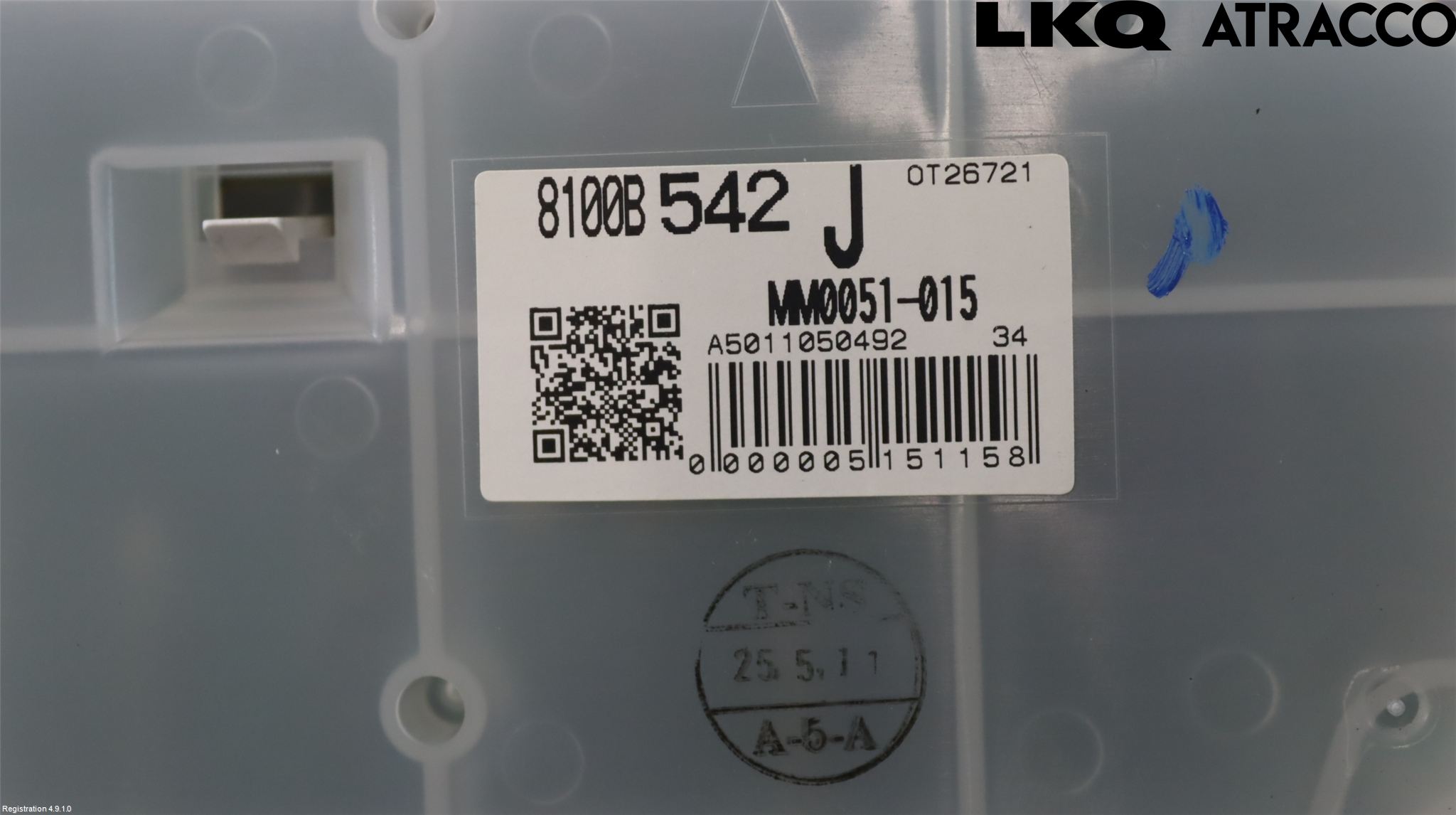 Mitsubishi COLT 09-13 Instrument Komb