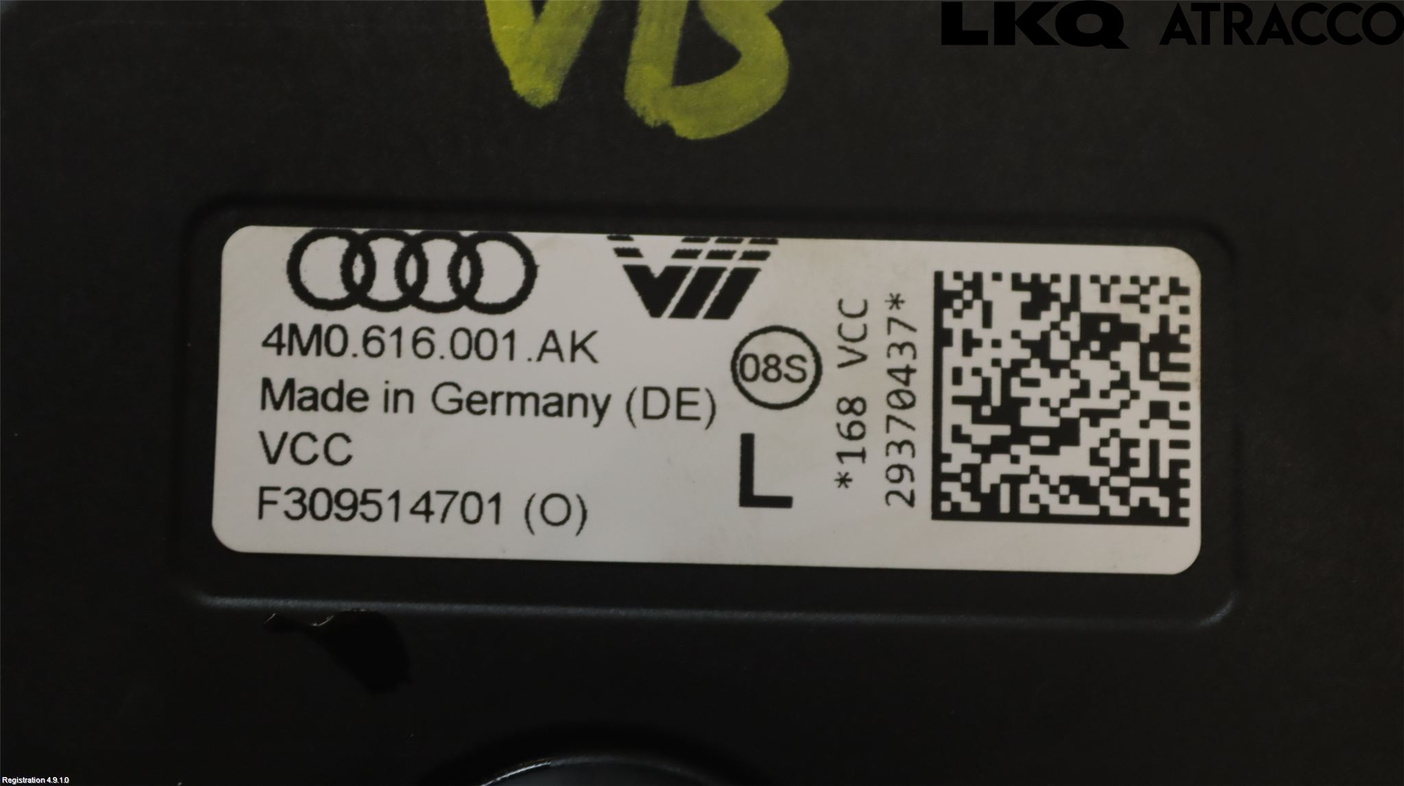 Audi Q7/SQ7 Nivå-Luftfjädring Bälg