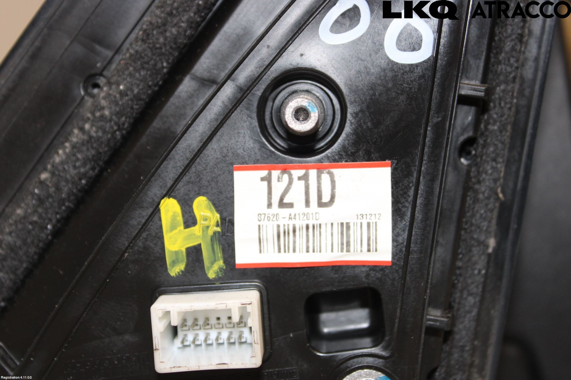 Kia CARENS III 13-19 Spegel Yttre El Hö