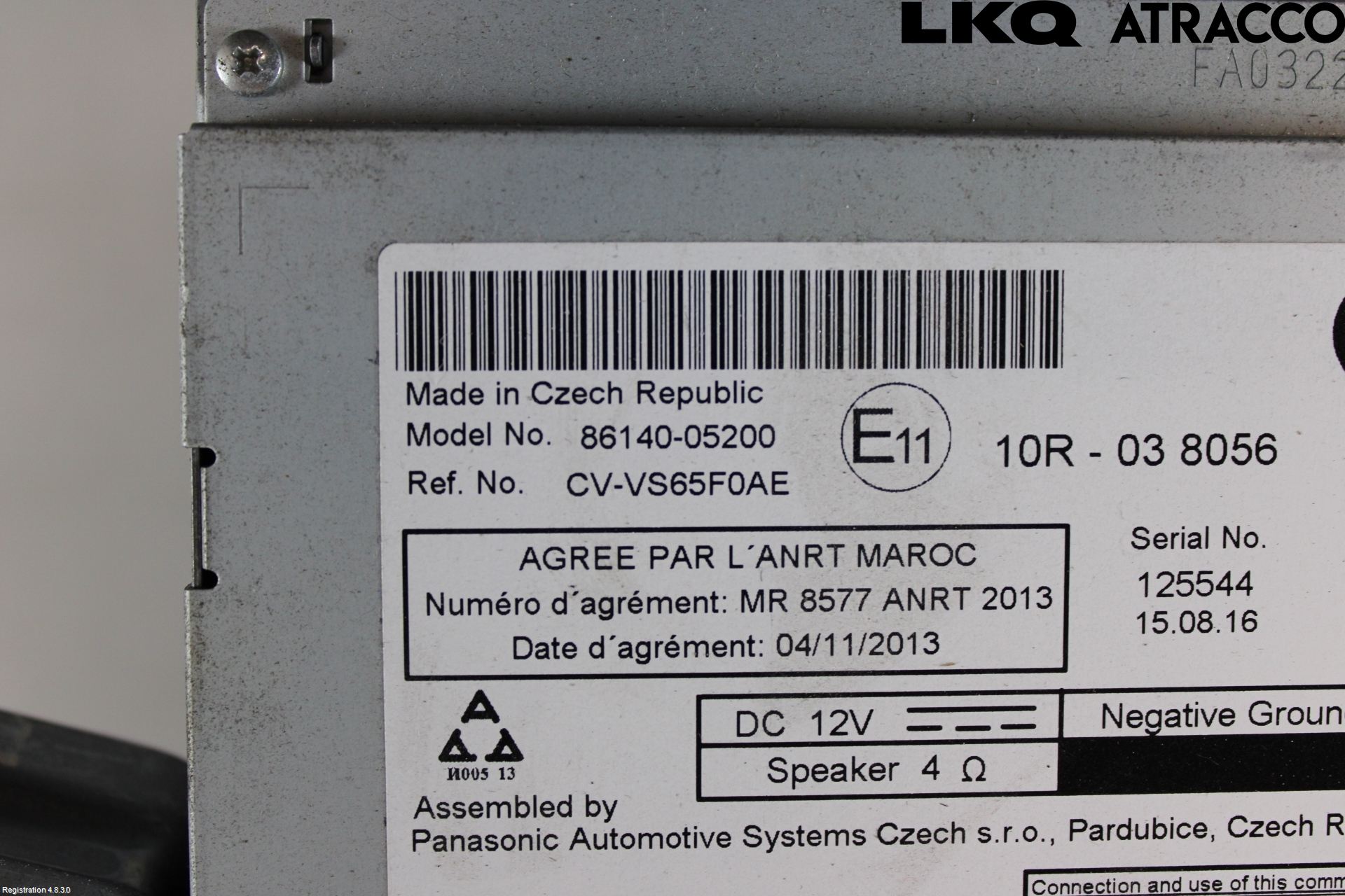 Toyota AVENSIS 16-18 Cd Radio - Multimediapanel