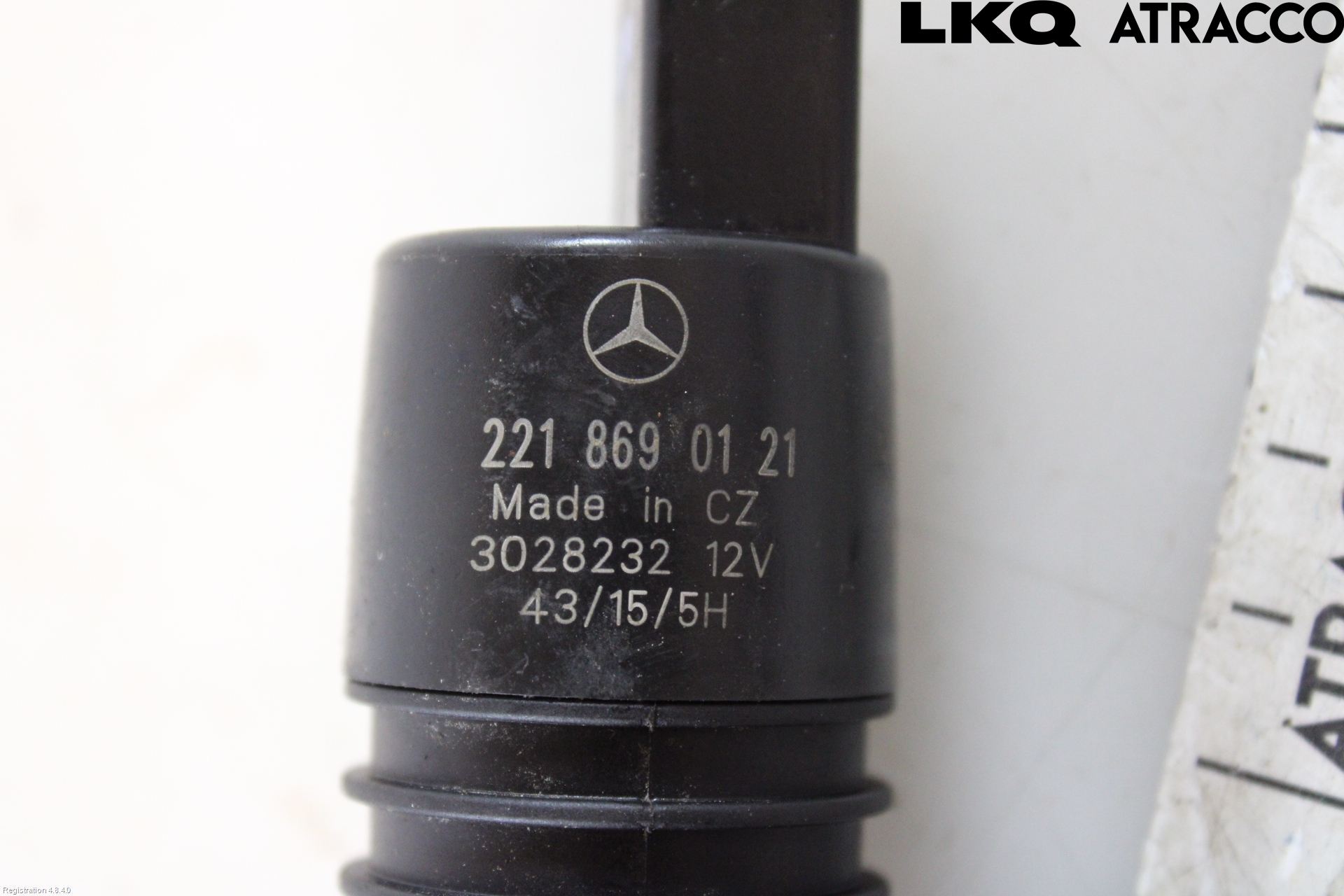 Mercedes-Benz MB SPRINTER (W906) 06-18 Spolarpump Vindruta