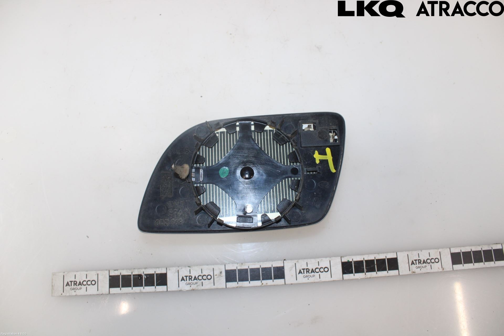 Volkswagen VW POLO 02-05 Spegelglas Hö