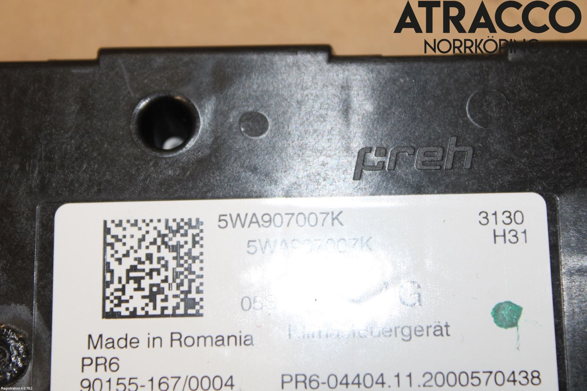 Volkswagen VW GOLF / E-GOLF VIII 20- Ac Styrenhet Ac Manöveren