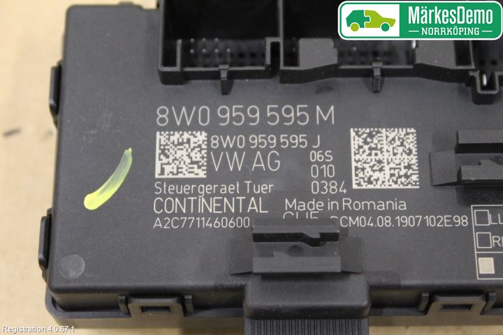 Skoda SUPERB 16-24 Styrenhet Dörr