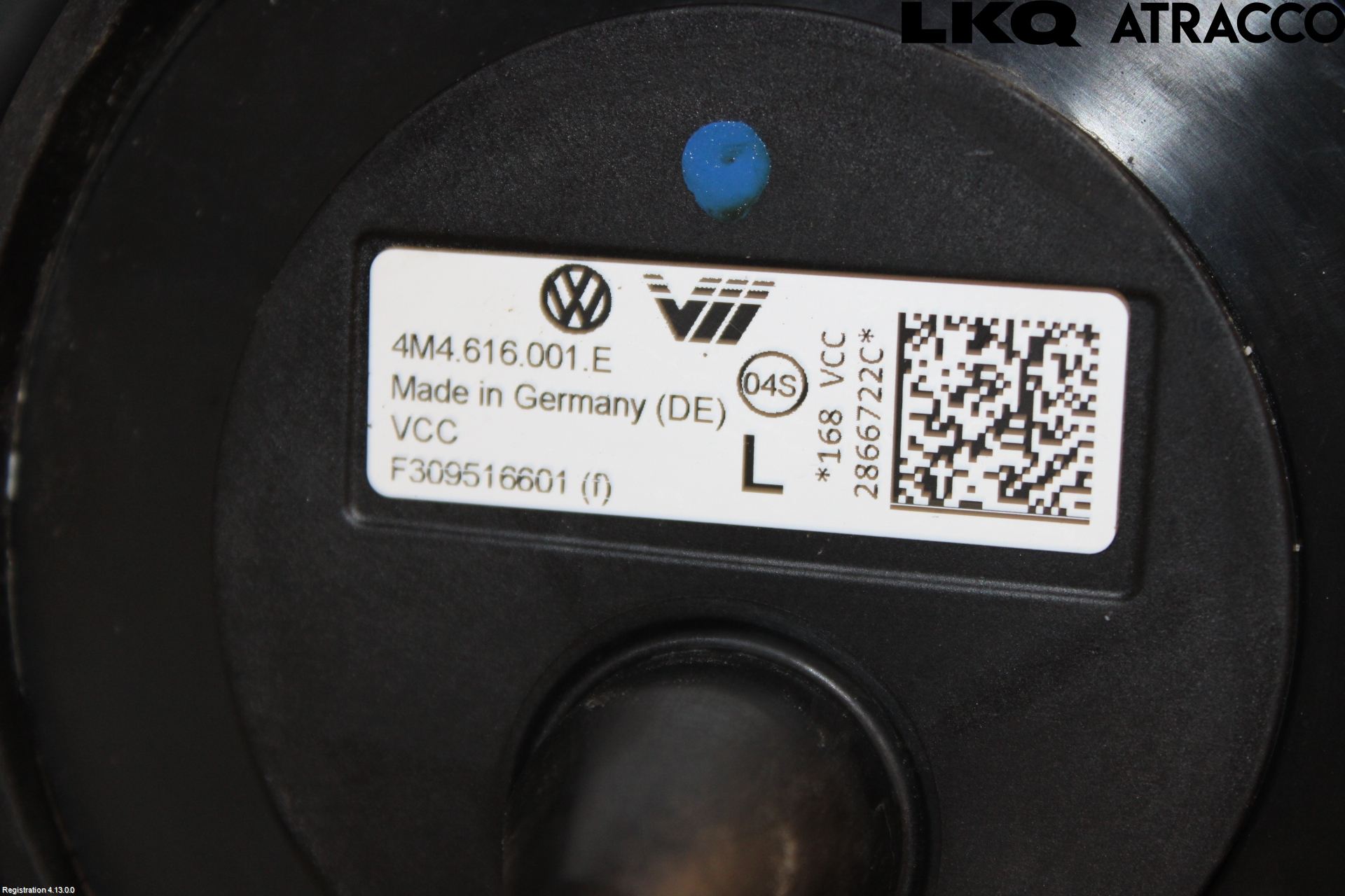 Volkswagen VW TOUAREG CR 18- Nivå-Luftfjädring Bälg