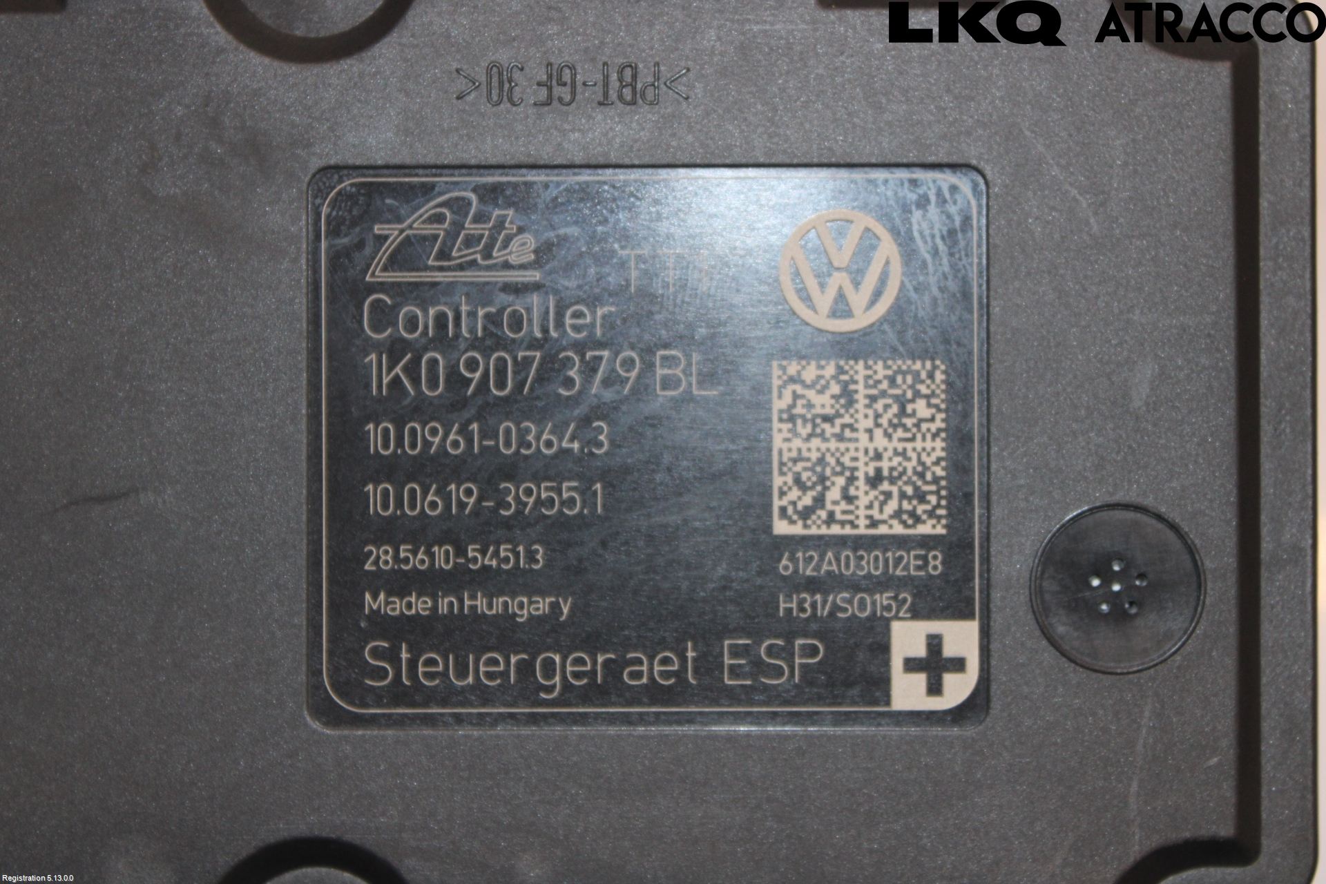 Volkswagen VW GOLF PLUS/CROSS GOLF 04-14 Abs Hydraulaggregat