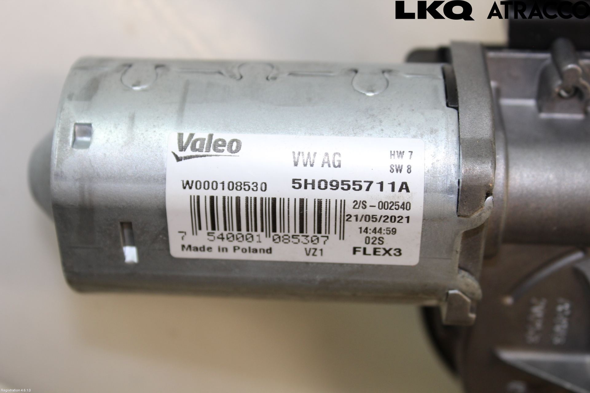 Volkswagen VW GOLF / E-GOLF VIII 20- Torkarmotor Baklucka
