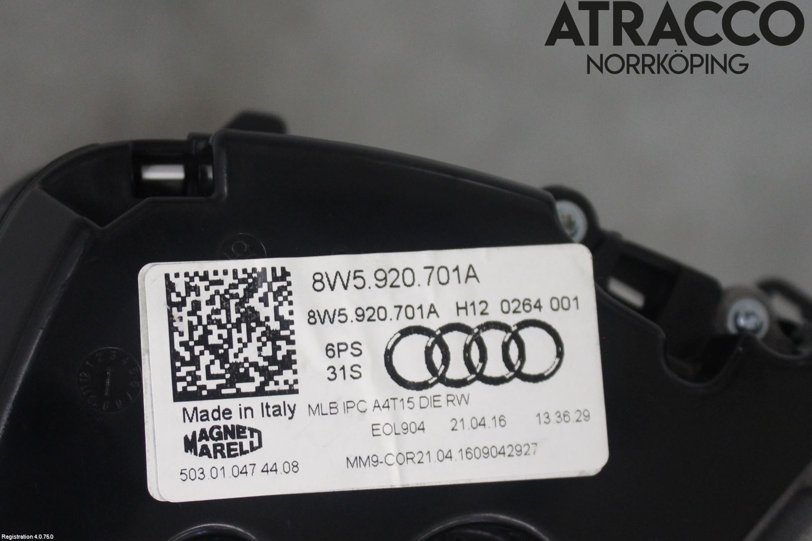 Audi A4/S4 B9 16-19 Instrument Komb
