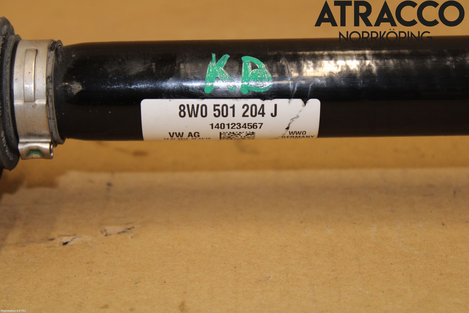 Audi A5 17- Drivaxel Bak Höger