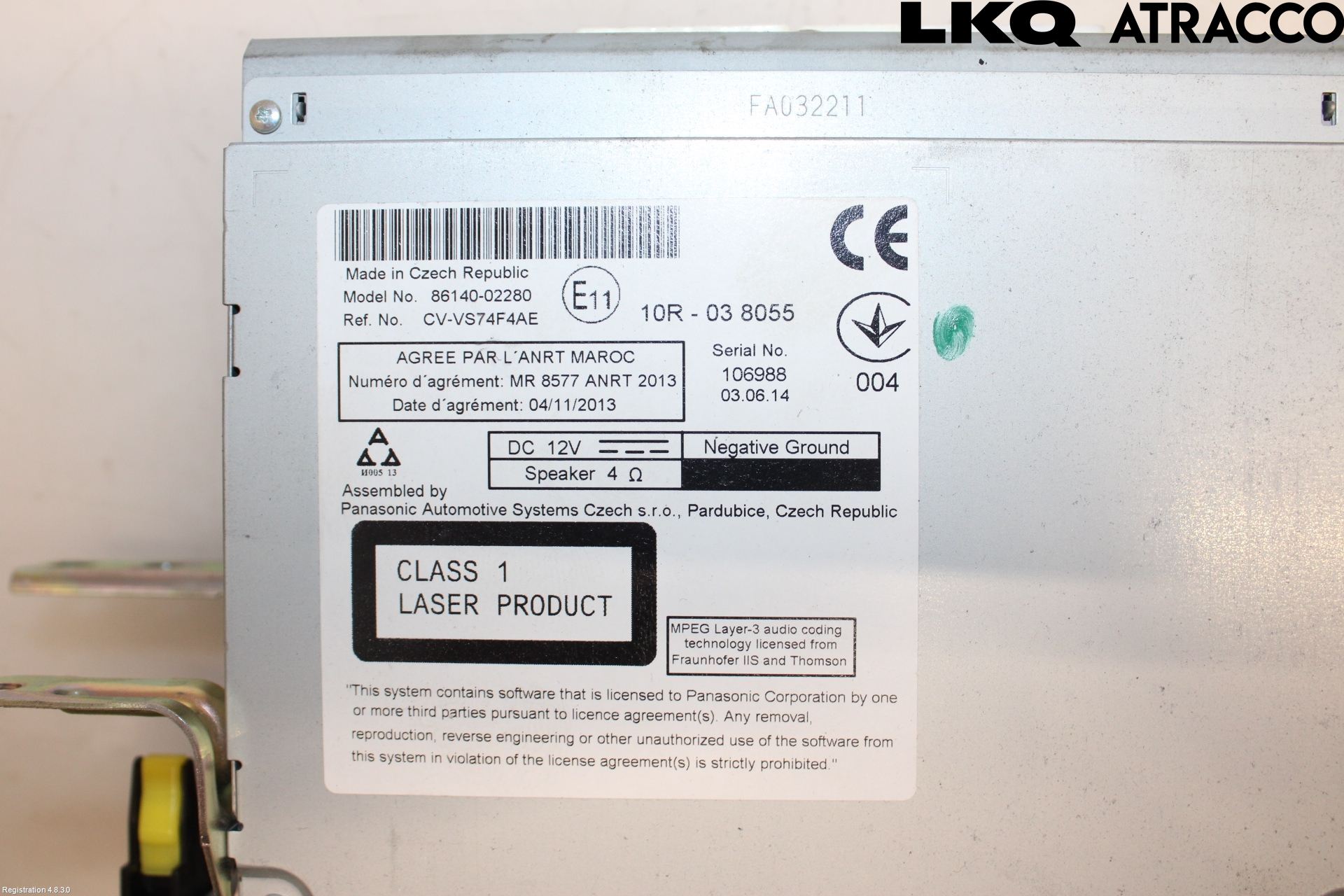 Toyota AURIS 13-19 Cd Radio - Multimediapanel