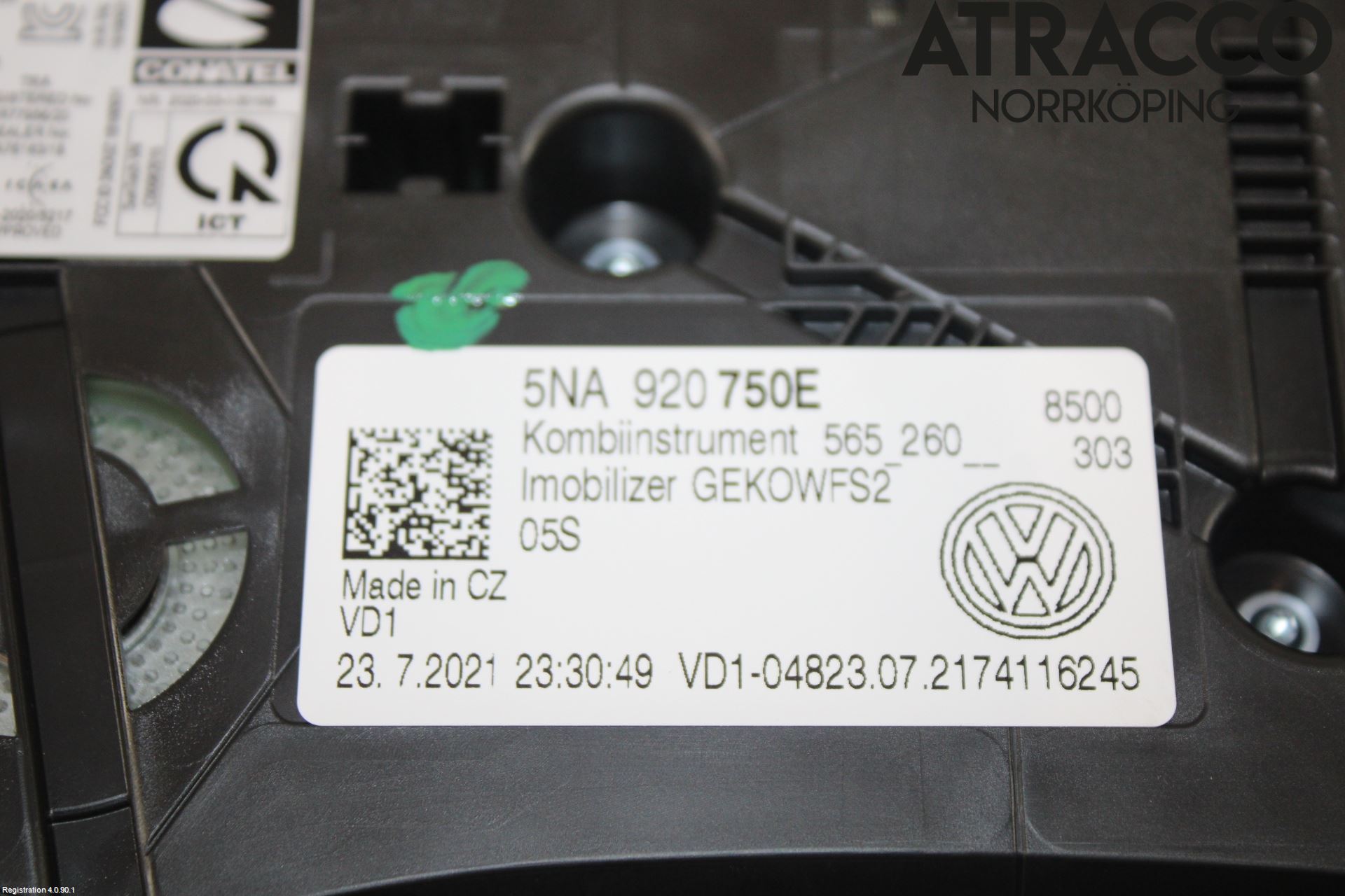 Volkswagen VW TIGUAN 16-24 Instrument Komb