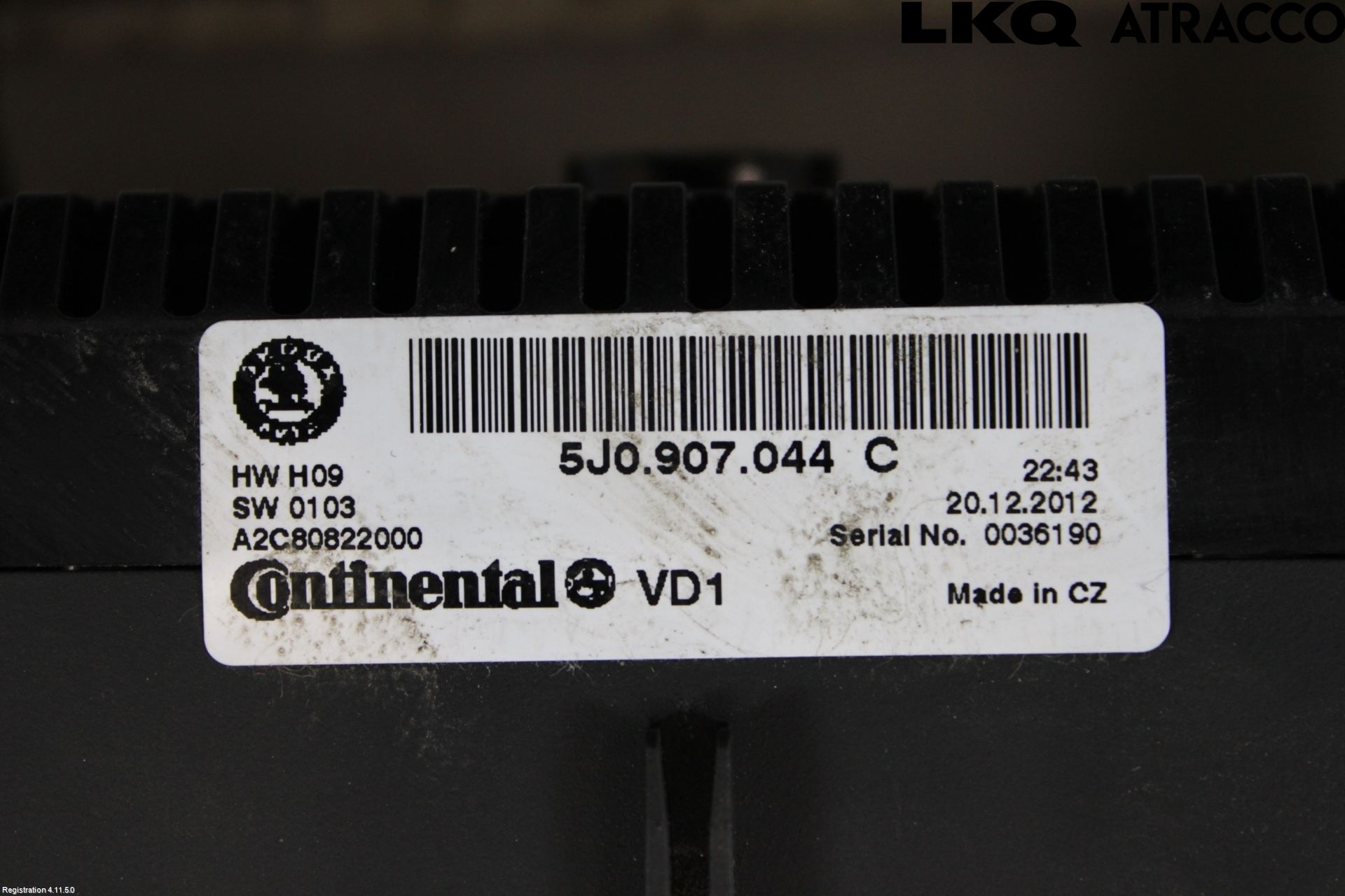 Skoda FABIA 07-14 Värmereglage