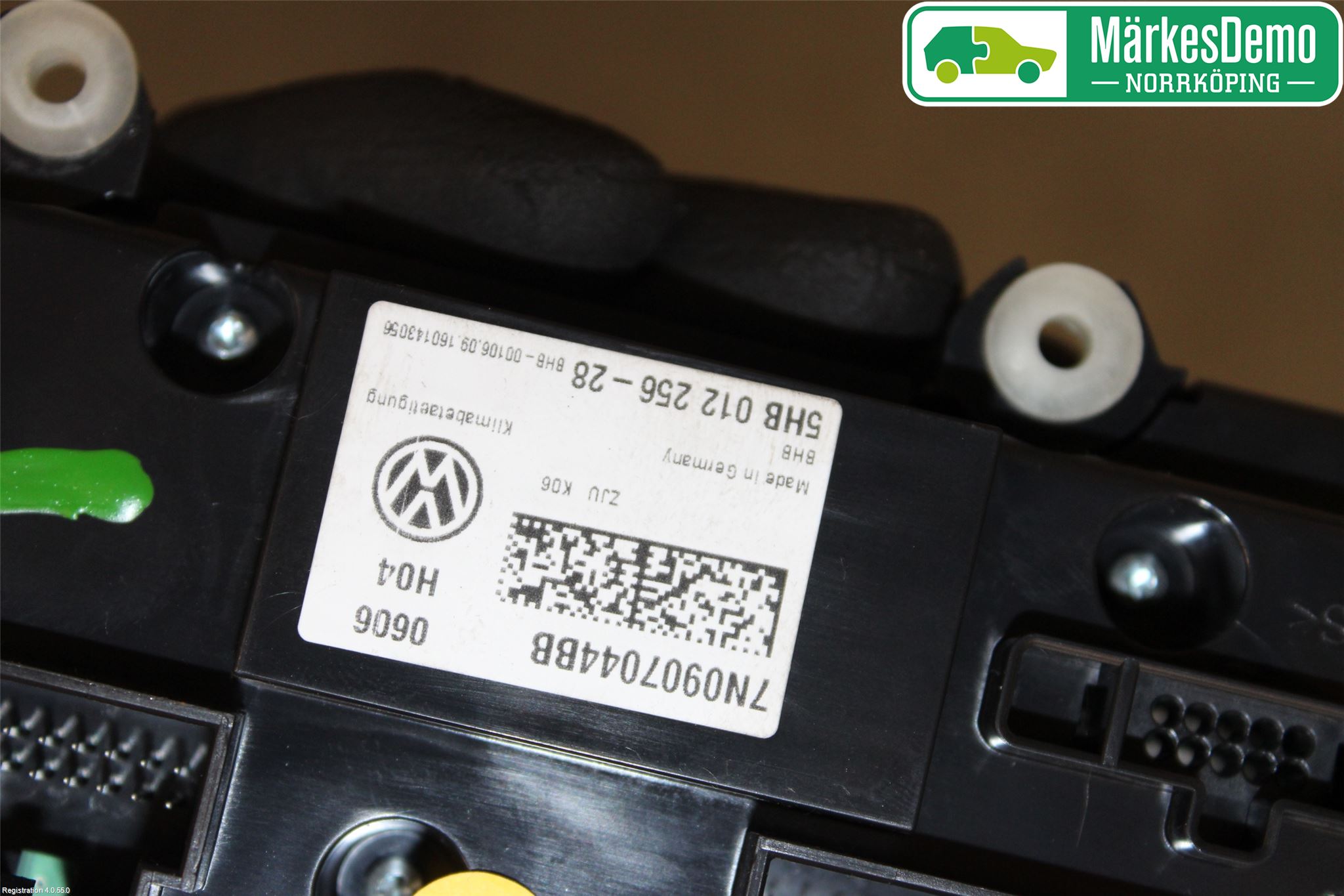 Volkswagen VW SHARAN 11- Värmereglage