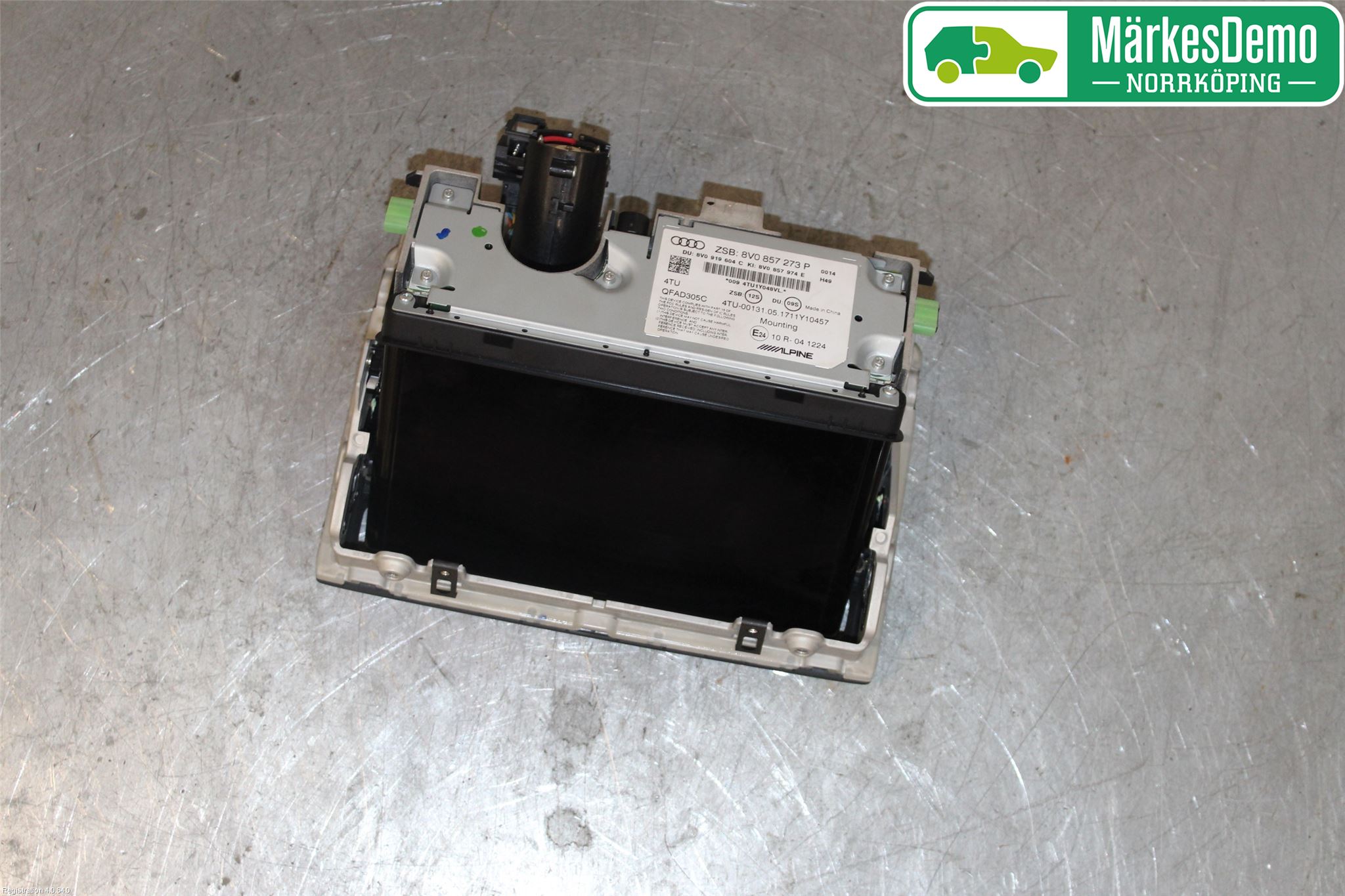 Audi A3/S3 8V 13-20 Bildskärm