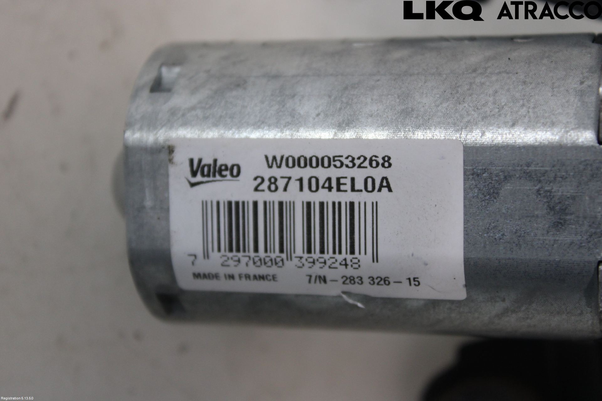 Nissan QASHQAI 14-17 Torkarmotor Baklucka