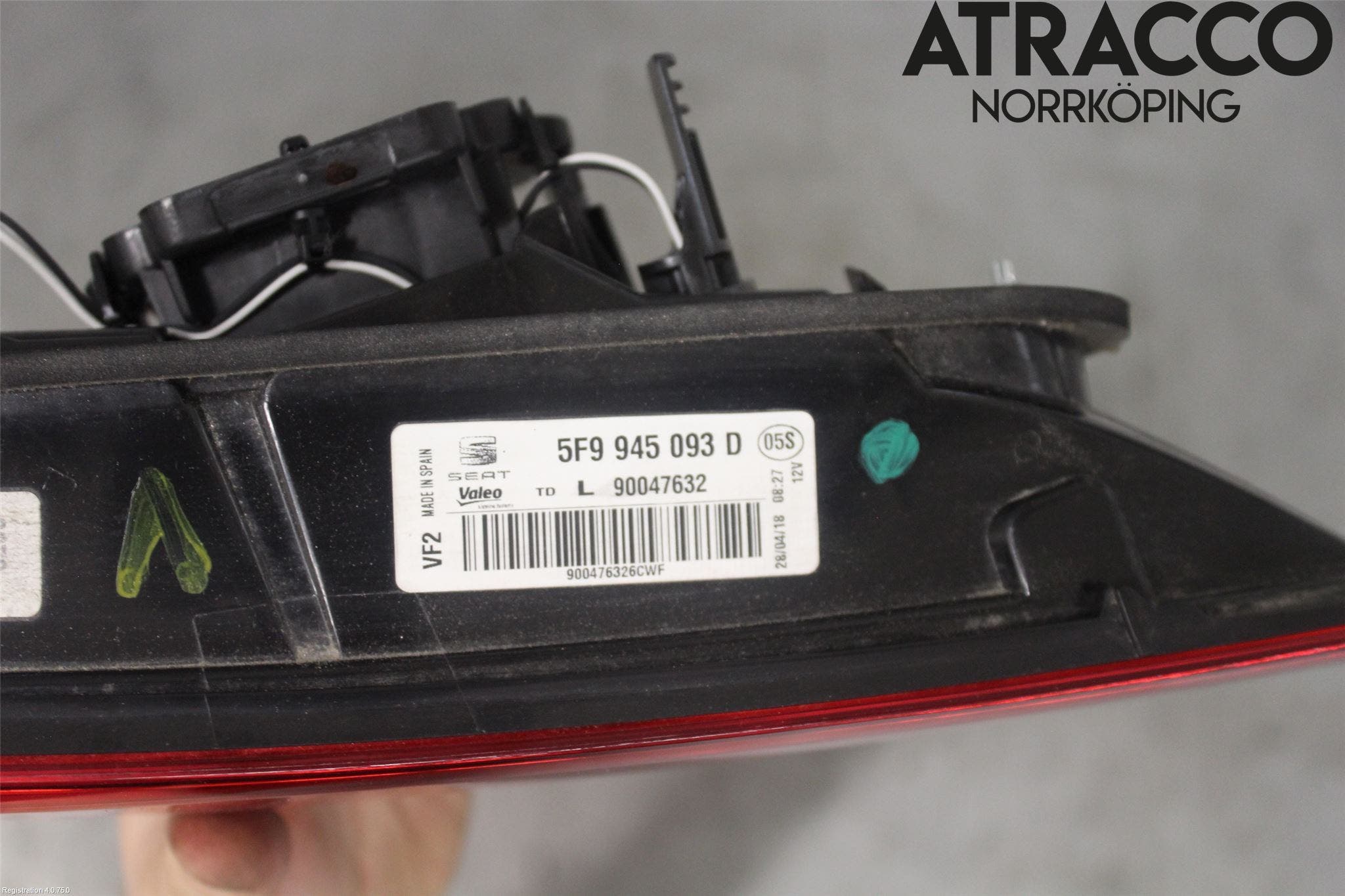 Seat LEON 13-20 Bakljus Lucka Vä