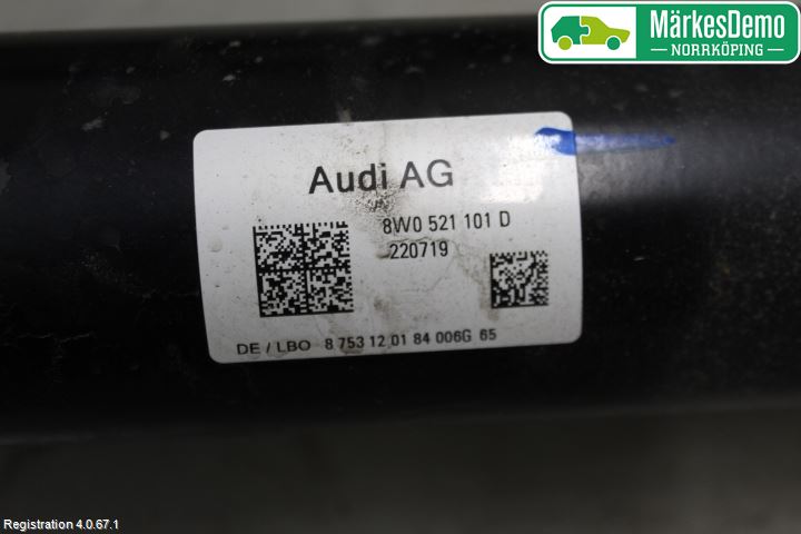 Audi A5 17- Mellanaxel Komp