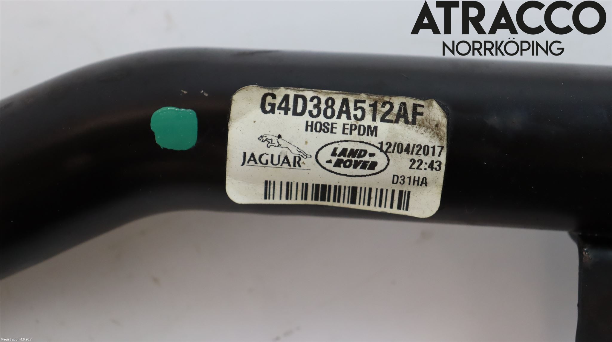 Jaguar F-PACE Laddluft-Intercoolerrör